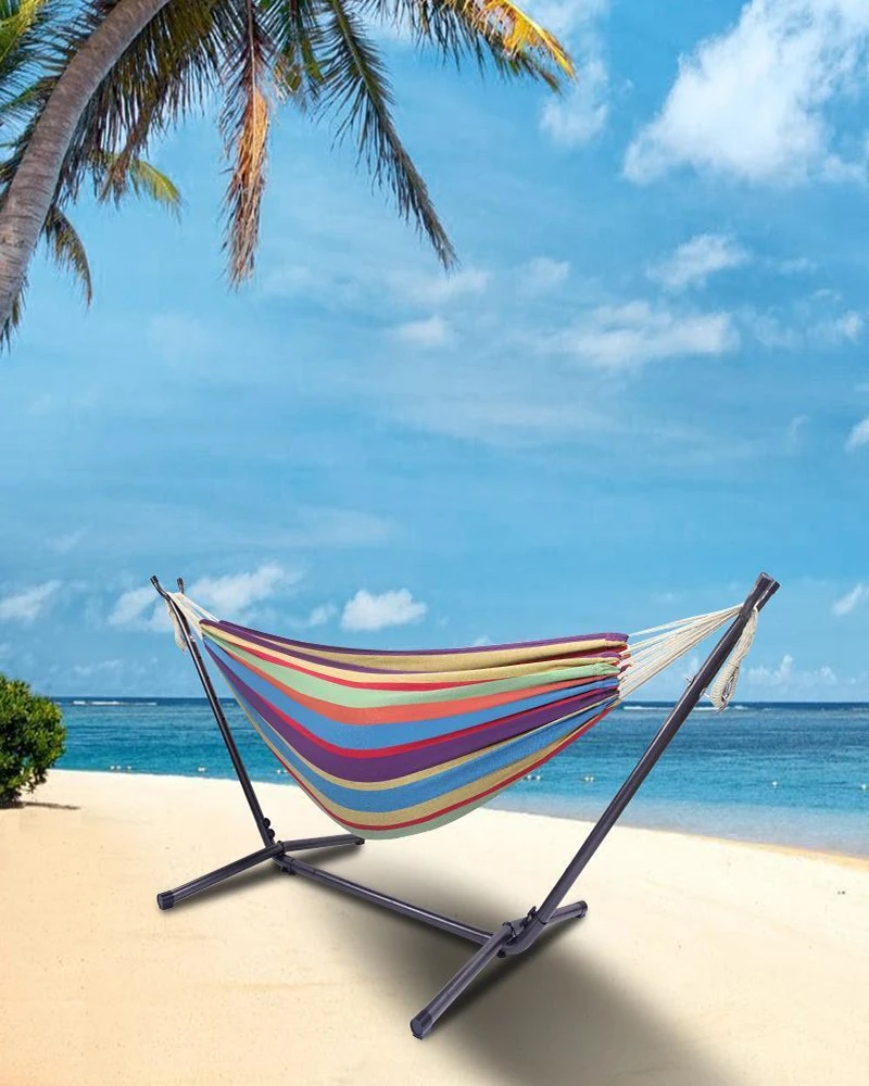 9ft Double Hammock With Stand Set Steel Outdoor Stand With Carrying Case Black
9ft Double Hammock With Stand Set Steel Outdoor Stand With Carrying Case Black