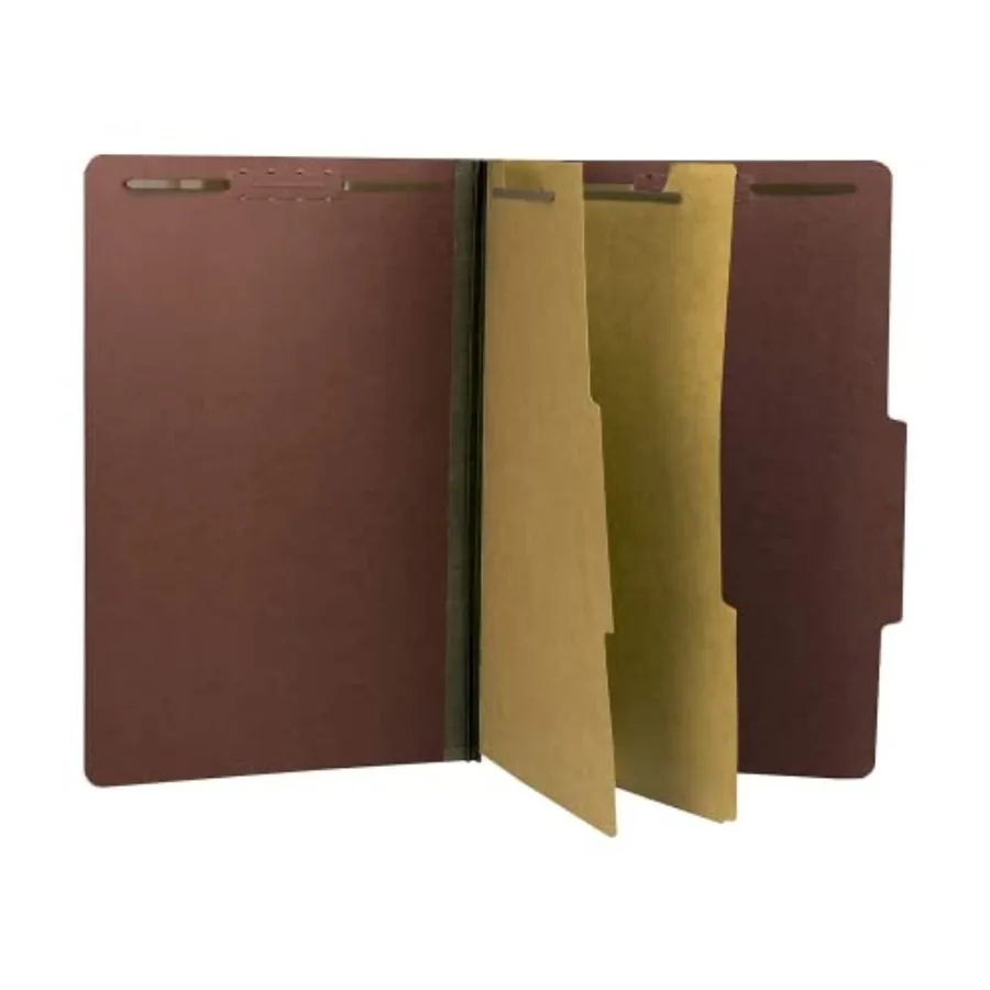 Two Divider Legal Size Pressboard Classification File Folder - Made in America Box of 10 Top Tab 2" Expansion Durable 2-Inch Fa
Two Divider Legal Size Pressboard Classification File Folder - Made in America Box of 10 Top Tab 2" Expansion Durable 2-Inch Fa