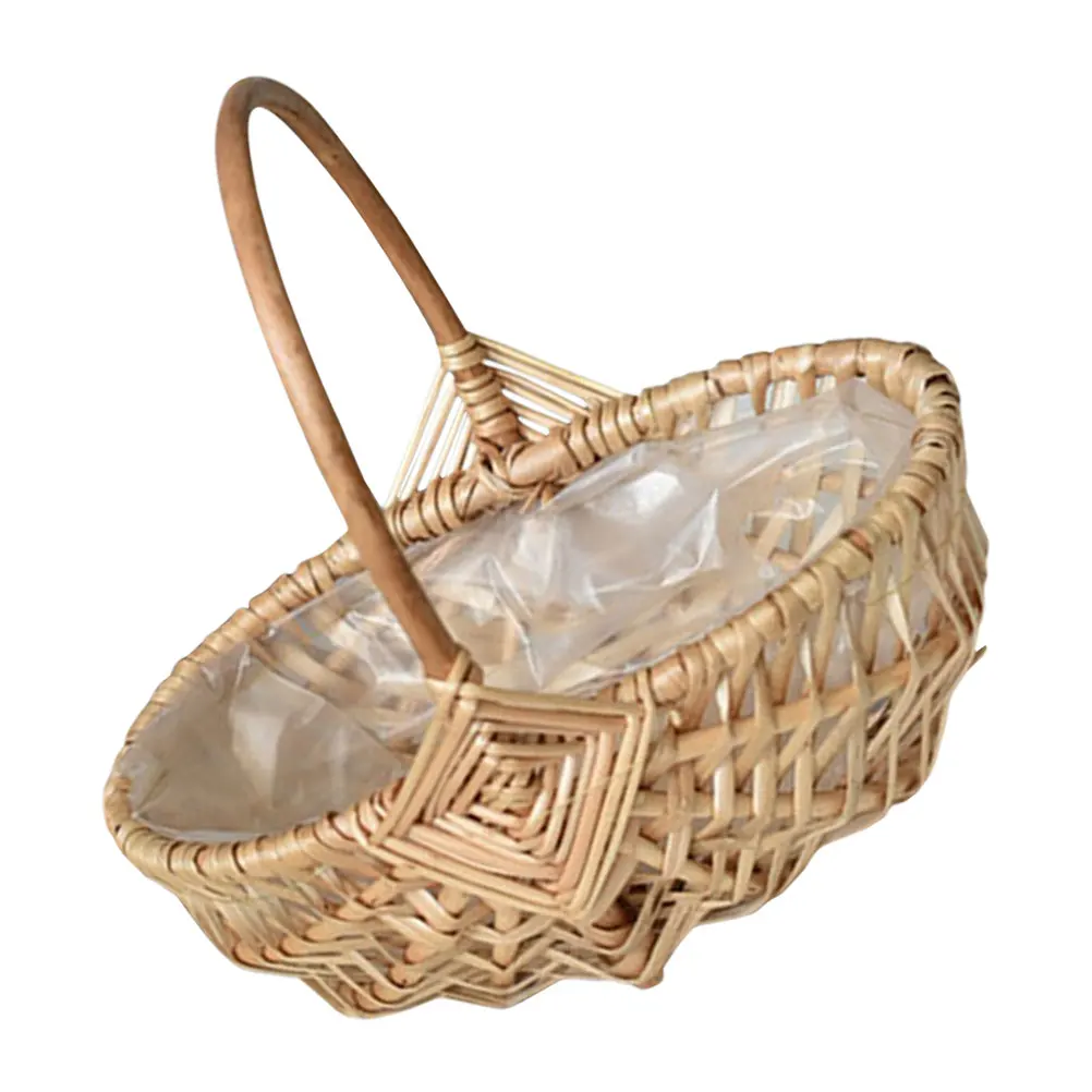 Portable Wicker Baskets Handmade Green Flowerpot Bride Gift Small Storage Decoration Living Room Bedroom Arrangement Basket
Portable Wicker Baskets Handmade Green Flowerpot Bride Gift Small Storage Decoration Living Room Bedroom Arrangement Basket