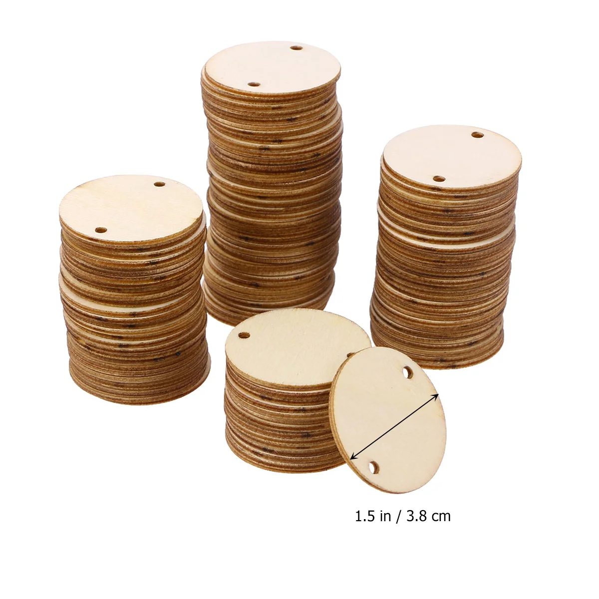 100pcs Wood Slices Natural Rounds Circles Straight Hole Blank Wooden Discs for DIY Crafts Home Decor Wedding Accessories
100pcs Wood Slices Natural Rounds Circles Straight Hole Blank Wooden Discs for DIY Crafts Home Decor Wedding Accessories
