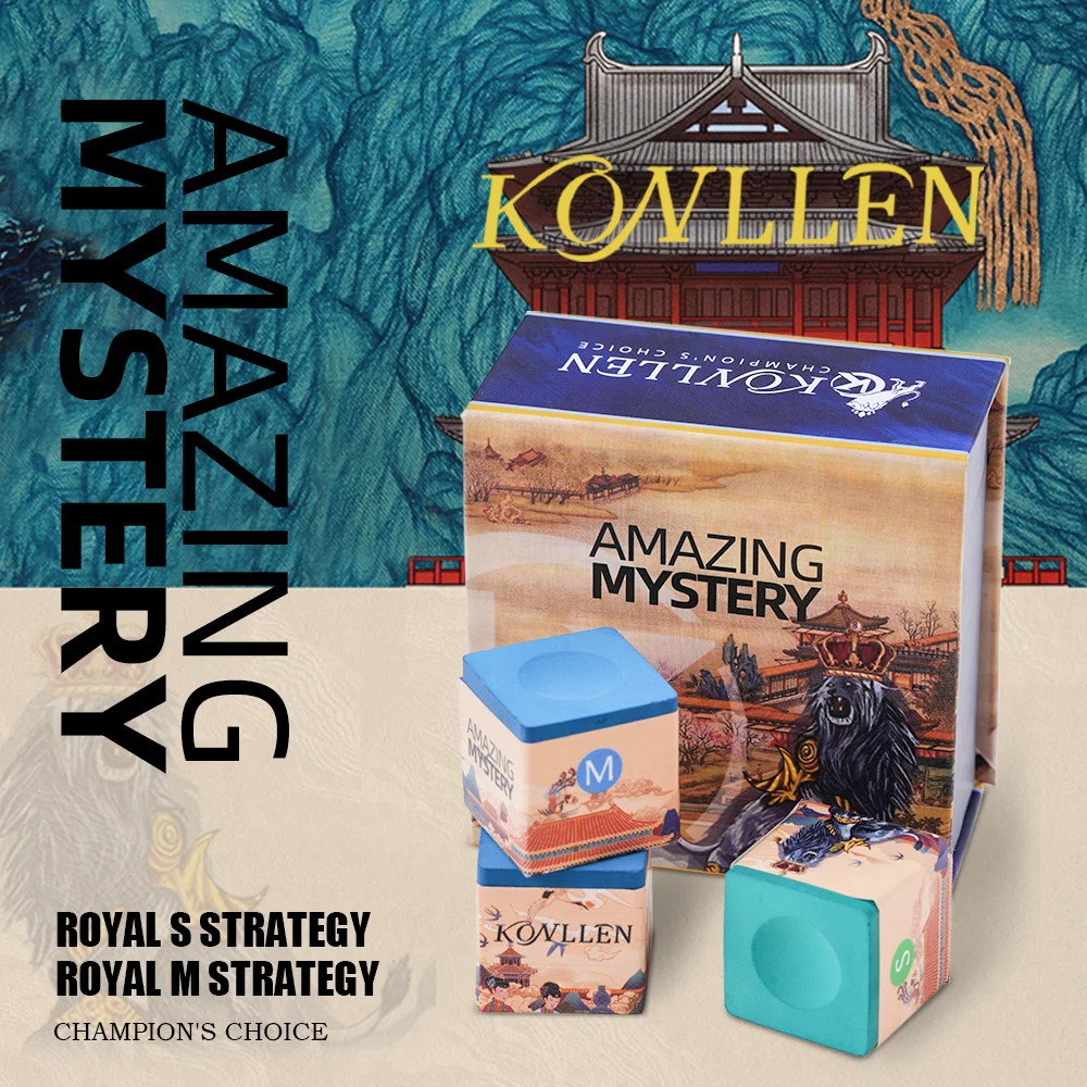 KONLLEN Billiards Chalk Nano Technology Pool Cue Chalk Billiards Pool Stick Chalk with Leather Magnetic Chalk Holder
KONLLEN Billiards Chalk Nano Technology Pool Cue Chalk Billiards Pool Stick Chalk with Leather Magnetic Chalk Holder