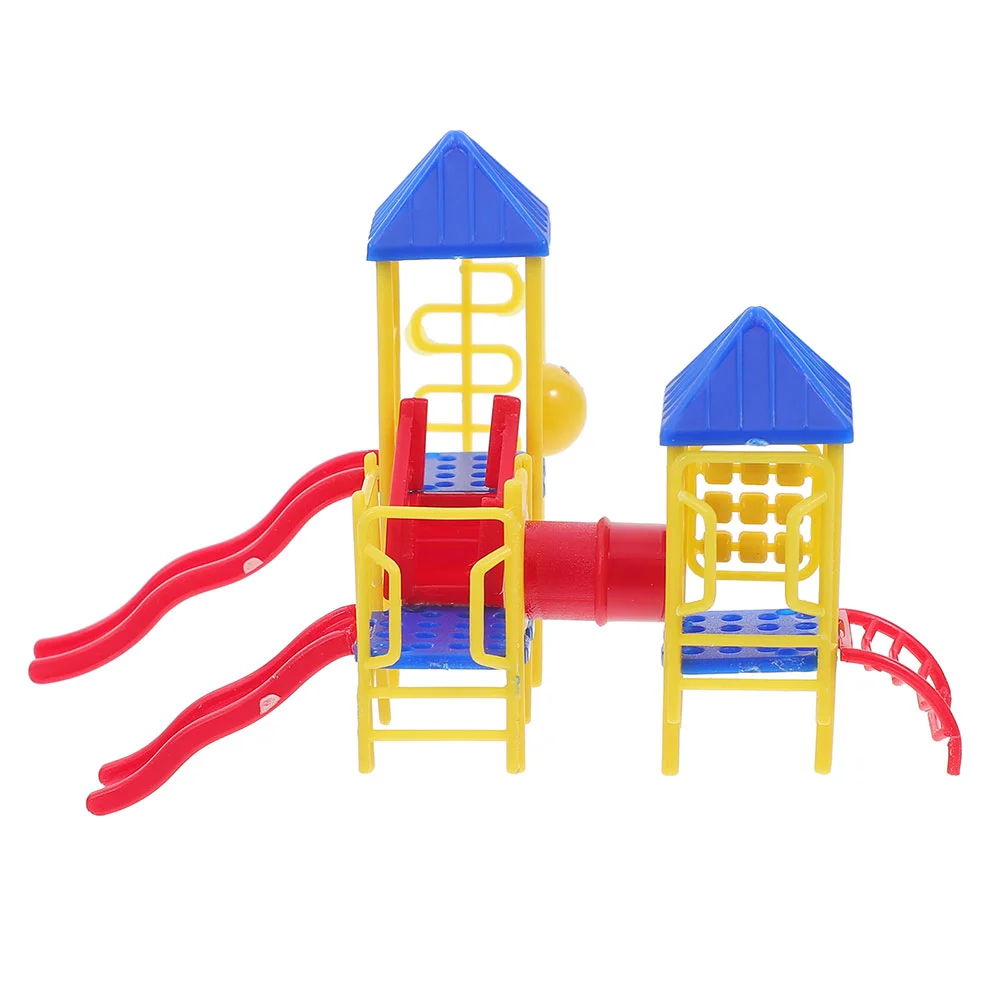 Miniature Slide Toy Model Well Made Plastic Mini Playground Sand Table Material House Decor Safe Kids Lightweight Practical
Miniature Slide Toy Model Well Made Plastic Mini Playground Sand Table Material House Decor Safe Kids Lightweight Practical