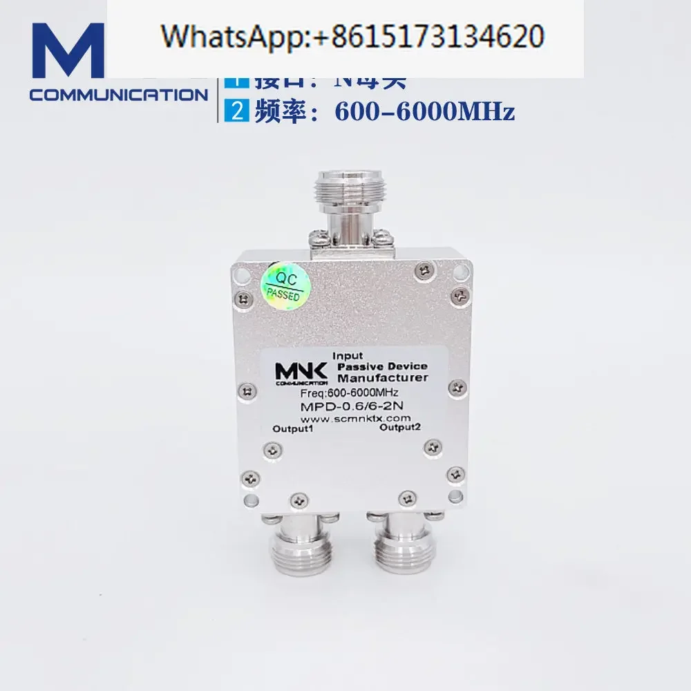 N гнездо 600-6000M RF микрополосный делитель мощности комбайнер распределения мощности 0,6-6G один разрез два
N гнездо 600-6000M RF микрополосный делитель мощности комбайнер распределения мощности 0,6-6G один разрез два