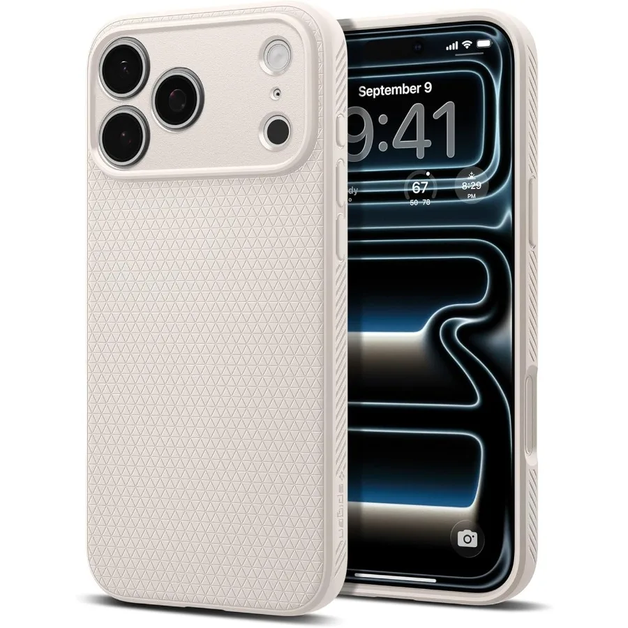 For iPhone 17 Pro Case Liquid Air with TPU Covered Camera Control and Military-Grade Protection for Everyday Drop Resist
For iPhone 17 Pro Case Liquid Air with TPU Covered Camera Control and Military-Grade Protection for Everyday Drop Resist