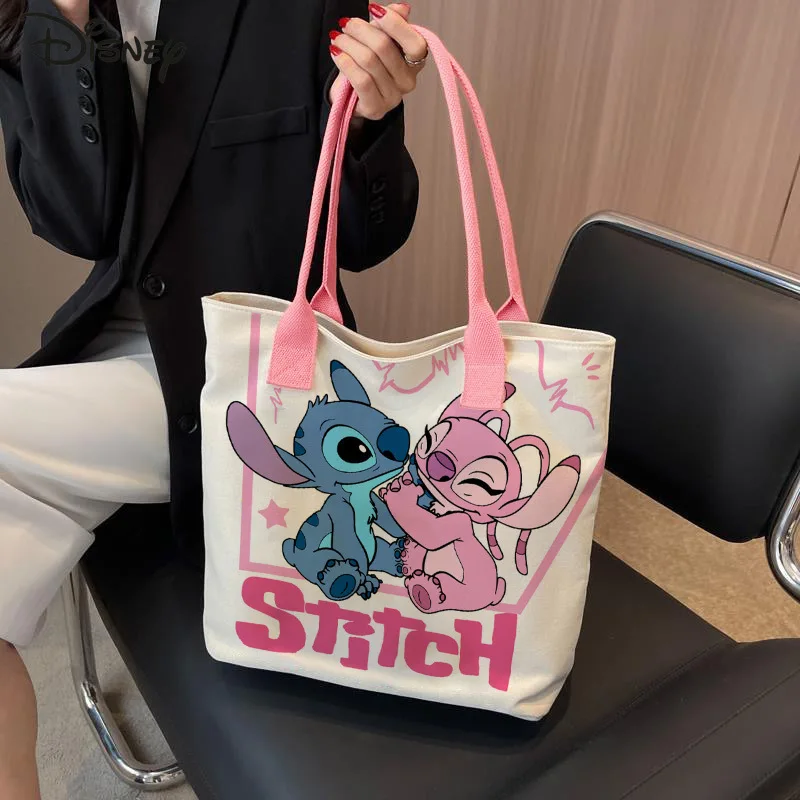 Stitch 2025 New Women's Handbag Fashion High Quality Canvas Women's Bag Cartoon Large Capacity Multi functional Shoulder Bag
Stitch 2025 New Women's Handbag Fashion High Quality Canvas Women's Bag Cartoon Large Capacity Multi functional Shoulder Bag