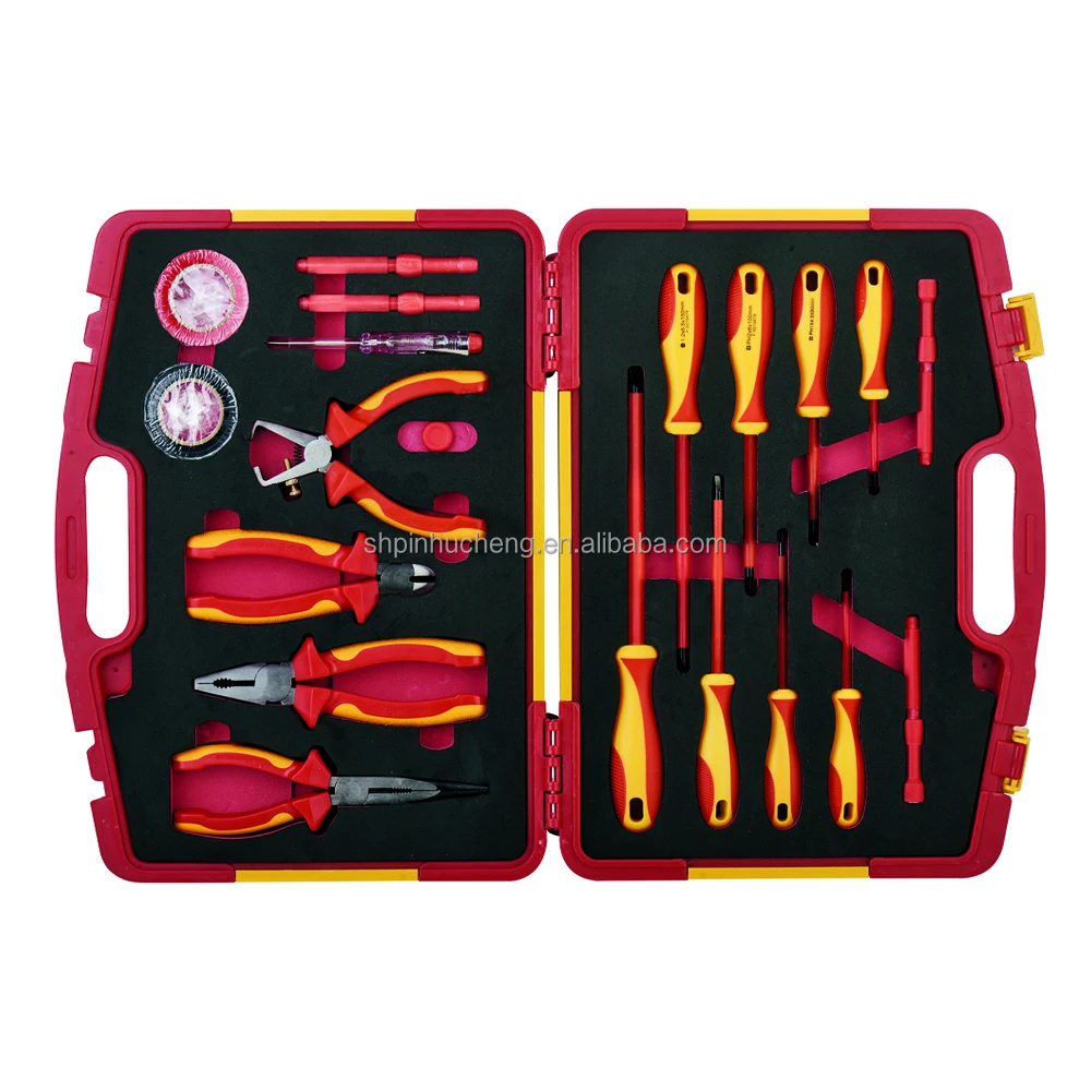 19 шт., инструмент для изоляции VDE, 1000 В, плоскогубцы, отвертка, прецизионный рукав, ящик для инструментов, костюм
19 шт., инструмент для изоляции VDE, 1000 В, плоскогубцы, отвертка, прецизионный рукав, ящик для инструментов, костюм
