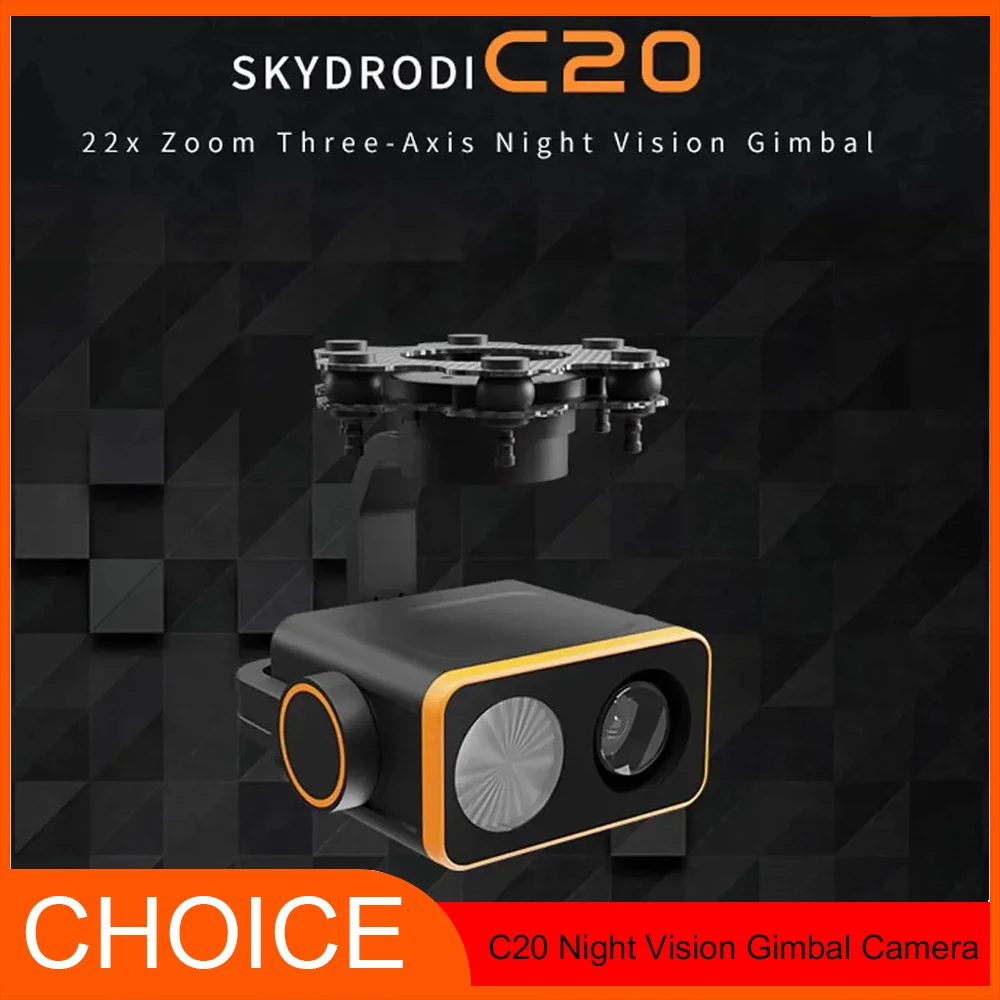 Skydroid C20 Трехосевая карданная камера ночного видения 1080P 22-кратный оптический зум для H16 H30 Дрон с дистанционным управлением
Skydroid C20 Трехосевая карданная камера ночного видения 1080P 22-кратный оптический зум для H16 H30 Дрон с дистанционным управлением