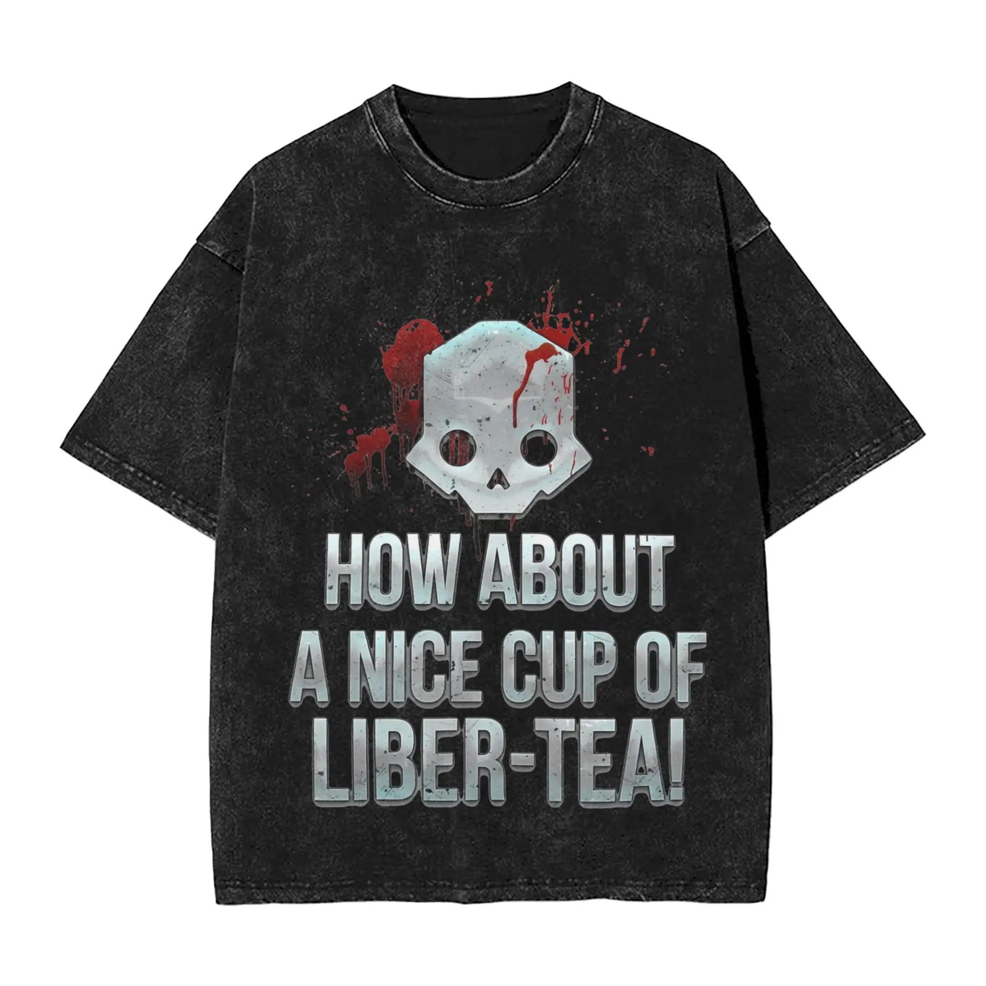 Helldiversed 2 Liber-Tea Merch Washed T Shirts for Men Women Streetwear Hip Hop T-Shirt Summer Skull Logo Tees Tops 100% Cotton
Helldiversed 2 Liber-Tea Merch Washed T Shirts for Men Women Streetwear Hip Hop T-Shirt Summer Skull Logo Tees Tops 100% Cotton