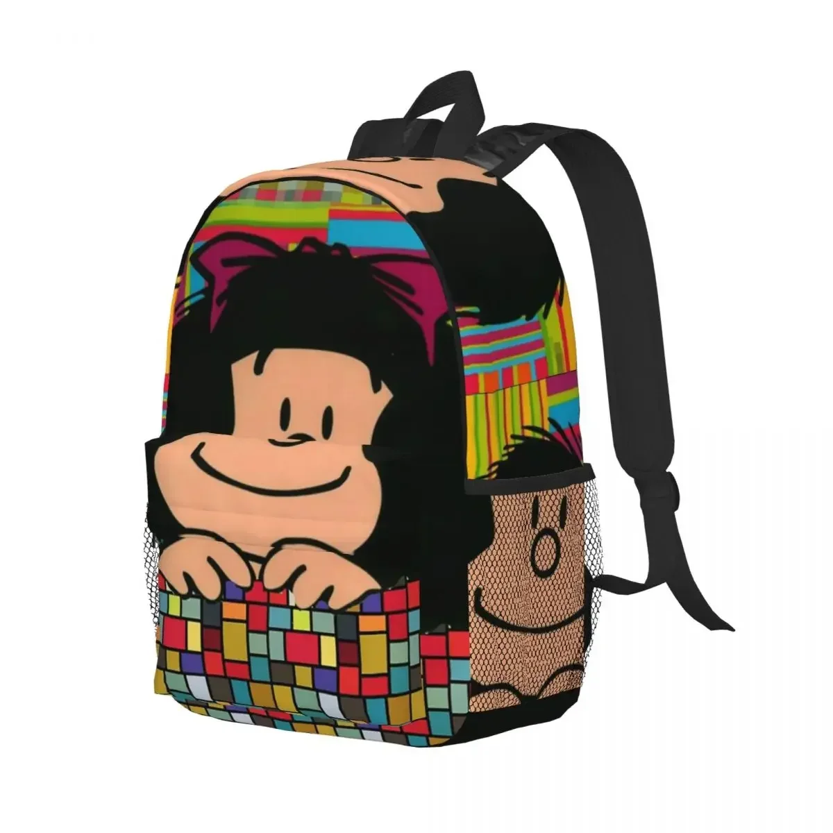 Рюкзак M-Mafalda-S, студенческая сумка для книг для мальчиков и девочек, детская школьная сумка, компьютерные сумки на плечо для мужчин и женщин
Рюкзак M-Mafalda-S, студенческая сумка для книг для мальчиков и девочек, детская школьная сумка, компьютерные сумки на плечо для мужчин и женщин