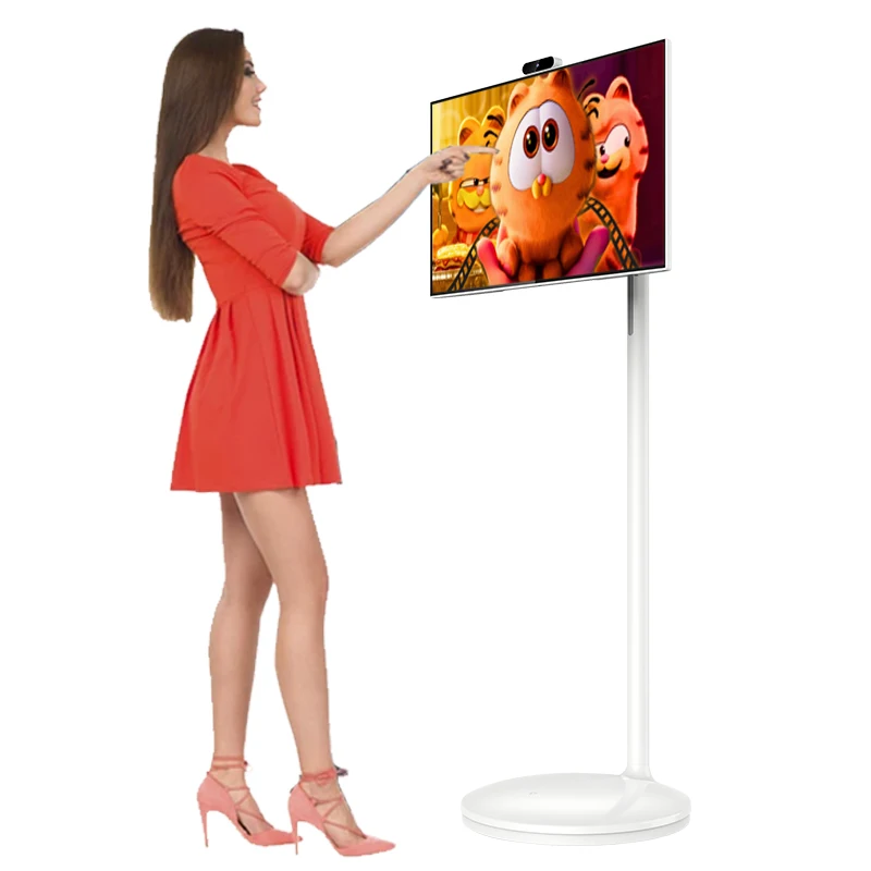 27" Smart Portable TV on Wheels 1080p Touch Screen Rotation Rolling Tablet TV Built-in 13MP Camera with Privacy Cover
27" Smart Portable TV on Wheels 1080p Touch Screen Rotation Rolling Tablet TV Built-in 13MP Camera with Privacy Cover