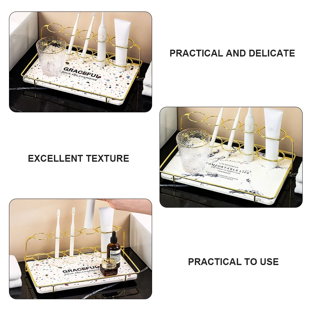Toothbrush Holder Rack Diatom Mud Metal Bathroom Storage Washst Shelf High Quality Home Decor Style Waterproof
Toothbrush Holder Rack Diatom Mud Metal Bathroom Storage Washst Shelf High Quality Home Decor Style Waterproof