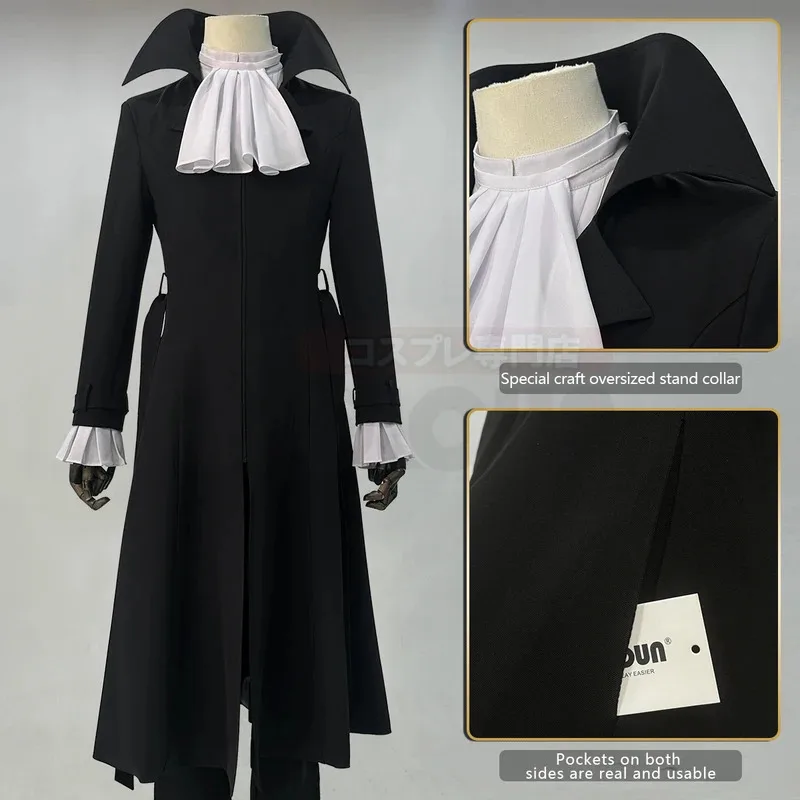 Sky05 HOLOUN Bungo Аниме Akutagawa Ryunosuke Косплей Костюм Парик Негабаритное пальто на подкладке Эластичные брюки Рубашка Пояс Daily Weari99JIu@
Sky05 HOLOUN Bungo Аниме Akutagawa Ryunosuke Косплей Костюм Парик Негабаритное пальто на подкладке Эластичные брюки Рубашка Пояс Daily Weari99JIu@