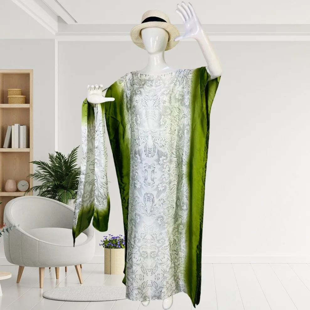 Muslim Women Sexy O-Neck Maxi Dress Bohemian Batwing Sleeve Printed Long Dress Female Vintage Holiday Loose Beach Cover Up Robe
Muslim Women Sexy O-Neck Maxi Dress Bohemian Batwing Sleeve Printed Long Dress Female Vintage Holiday Loose Beach Cover Up Robe