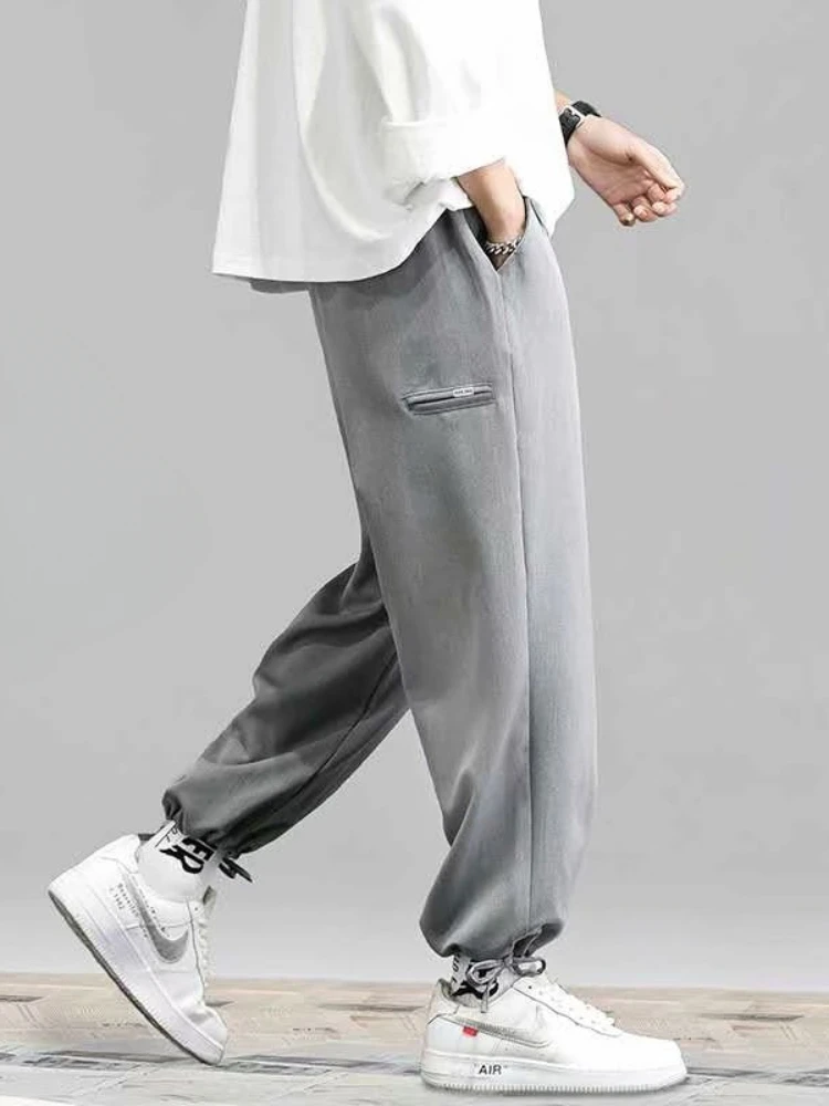 Casual Pants Men European Style Chic Harajuku Autumn All-match Baggy High Street Full Length Fashion Popular Males Trousers New
Casual Pants Men European Style Chic Harajuku Autumn All-match Baggy High Street Full Length Fashion Popular Males Trousers New