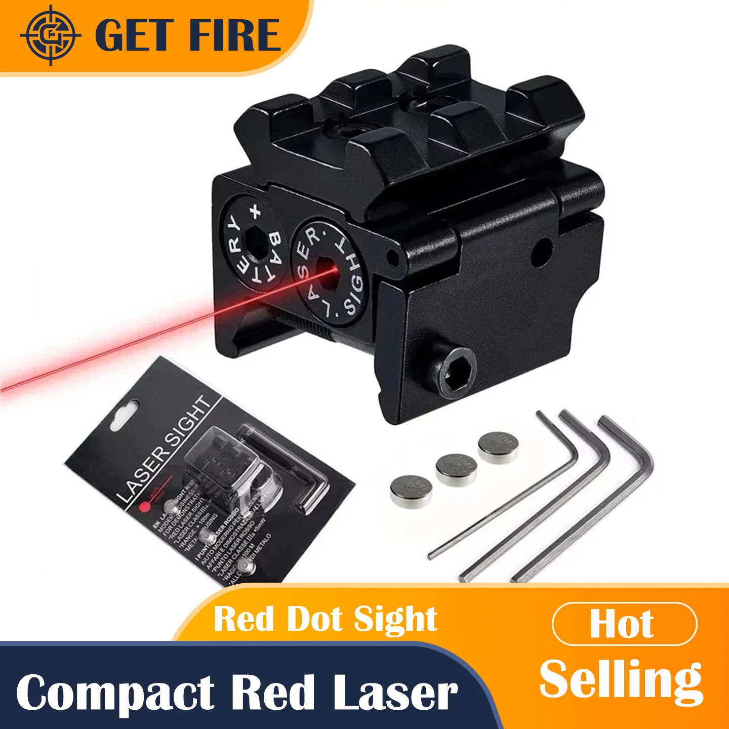 Compact Red Laser Red Dot Sight with 20mm Rail Mount Tactical Hunting Scopes for Airsoft Pistol Handgun Low Profile Rifle
Compact Red Laser Red Dot Sight with 20mm Rail Mount Tactical Hunting Scopes for Airsoft Pistol Handgun Low Profile Rifle