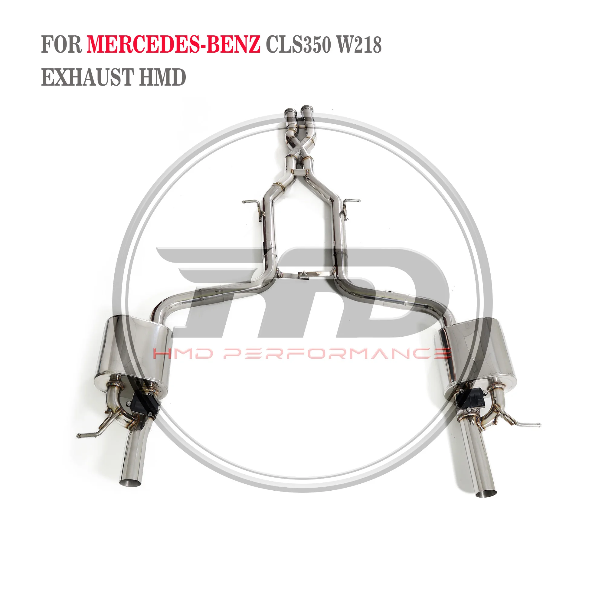  High Quality Catback For Mercedes Benz CLS350 W218 Stainless Steel Exhaust System Racing Pipe Electronic Valve Muffler HMD
High Quality Catback For Mercedes Benz CLS350 W218 Stainless Steel Exhaust System Racing Pipe Electronic Valve Muffler HMD