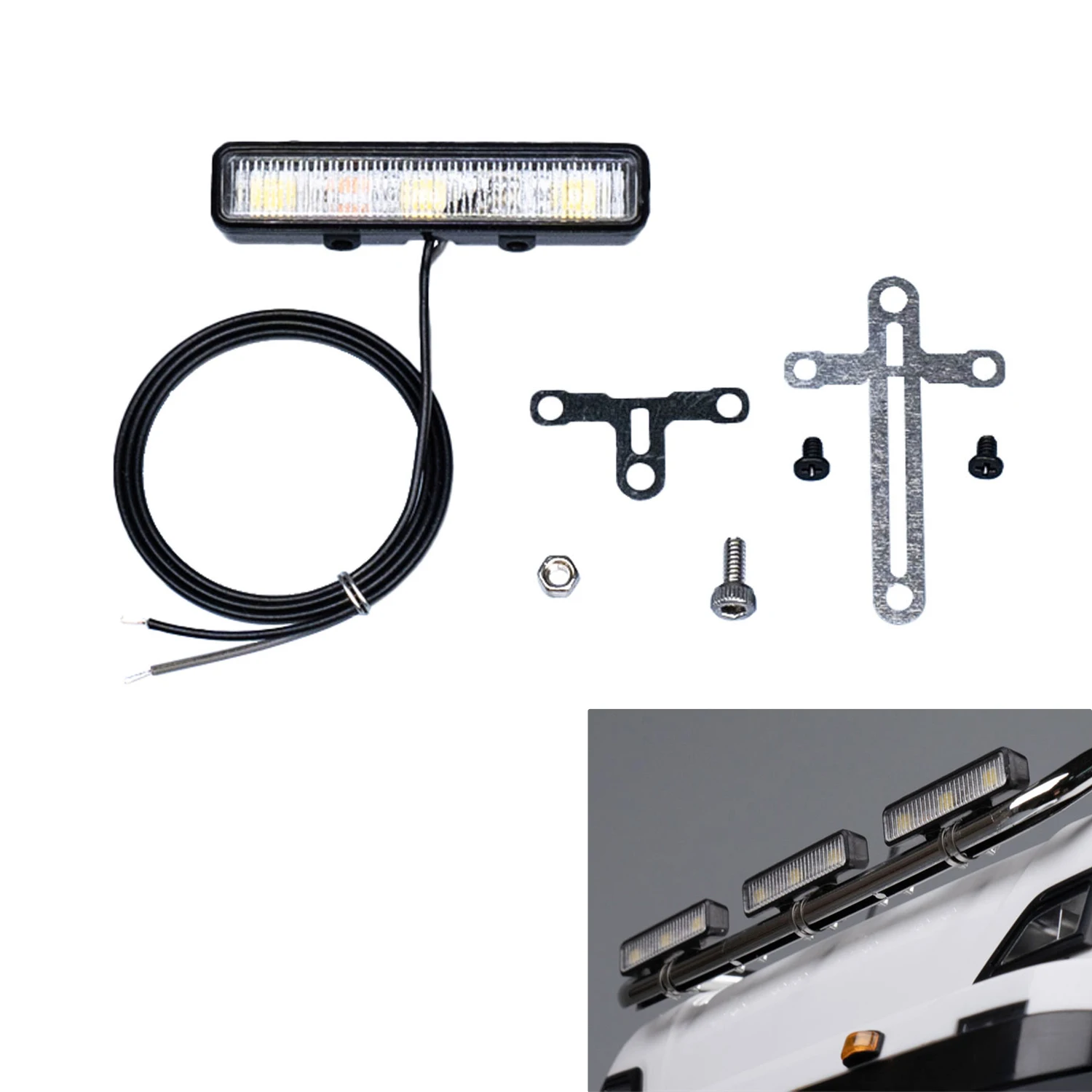 Part 2.2V-3V LED Pastic Roof Spotlight for DIY TAMIYAYA 1/14 RC Tractor Truck Crawler Off Road Car Engineering Hydraulic Dumper
Part 2.2V-3V LED Pastic Roof Spotlight for DIY TAMIYAYA 1/14 RC Tractor Truck Crawler Off Road Car Engineering Hydraulic Dumper