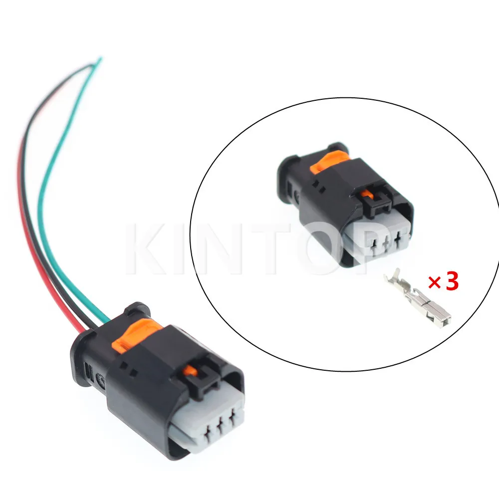 1 Set 3 Pins 1.5 Series Waterproof Plug With Terminal AC Assembly 1801178-3 Car Intake Pressure Sensor Electrical Socket
1 Set 3 Pins 1.5 Series Waterproof Plug With Terminal AC Assembly 1801178-3 Car Intake Pressure Sensor Electrical Socket