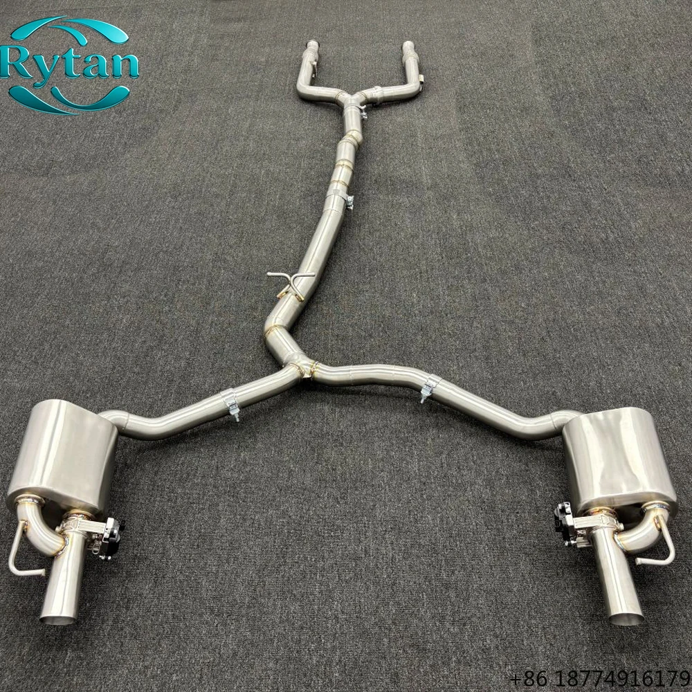 Exhaust Pipe Valved Stainless Steel Valvetronic Exhaust System Catback for 2015-2017 W213 E320 E400 E43
Exhaust Pipe Valved Stainless Steel Valvetronic Exhaust System Catback for 2015-2017 W213 E320 E400 E43