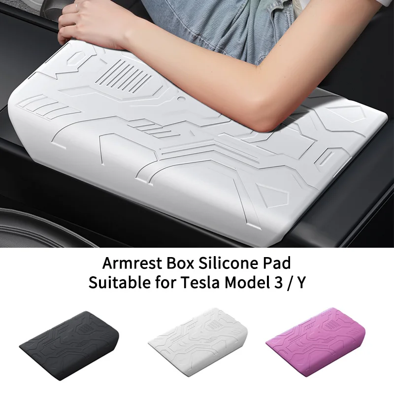 For Tesla Model Y Juniper / Model 3 Highland 2025 Silicone Car Center Console Armrest Pad Cover Armrest Box Cover Accessories
For Tesla Model Y Juniper / Model 3 Highland 2025 Silicone Car Center Console Armrest Pad Cover Armrest Box Cover Accessories