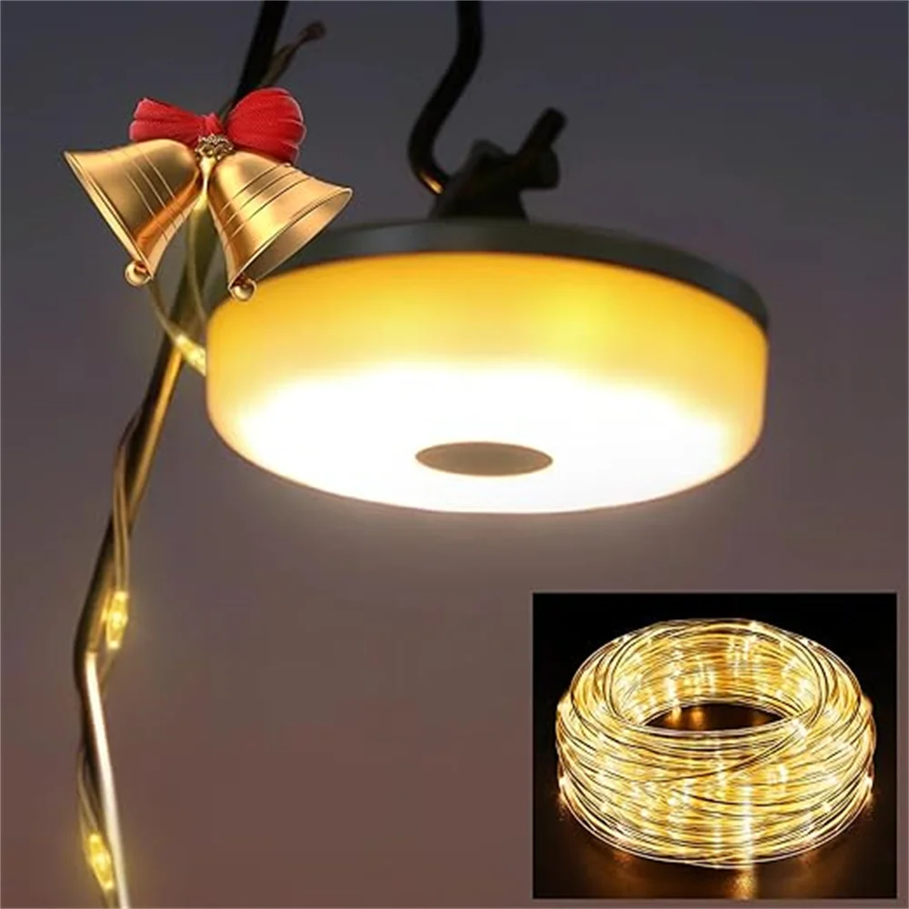 2 in 1 Rechargeable Outdoor String Lamps, Portable Camping Lamps, Adjustable Brightness, 5 Modes, Halloween Christmas Decoration
2 in 1 Rechargeable Outdoor String Lamps, Portable Camping Lamps, Adjustable Brightness, 5 Modes, Halloween Christmas Decoration