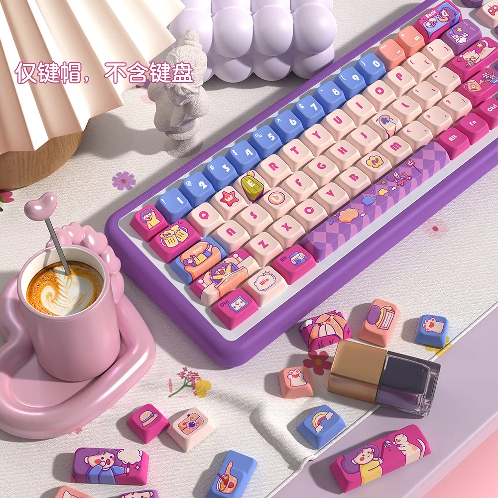 Weekend time, keycaps MDA highly personalized customized pbt sublimation mechanical keyboard caps keycaps
Weekend time, keycaps MDA highly personalized customized pbt sublimation mechanical keyboard caps keycaps