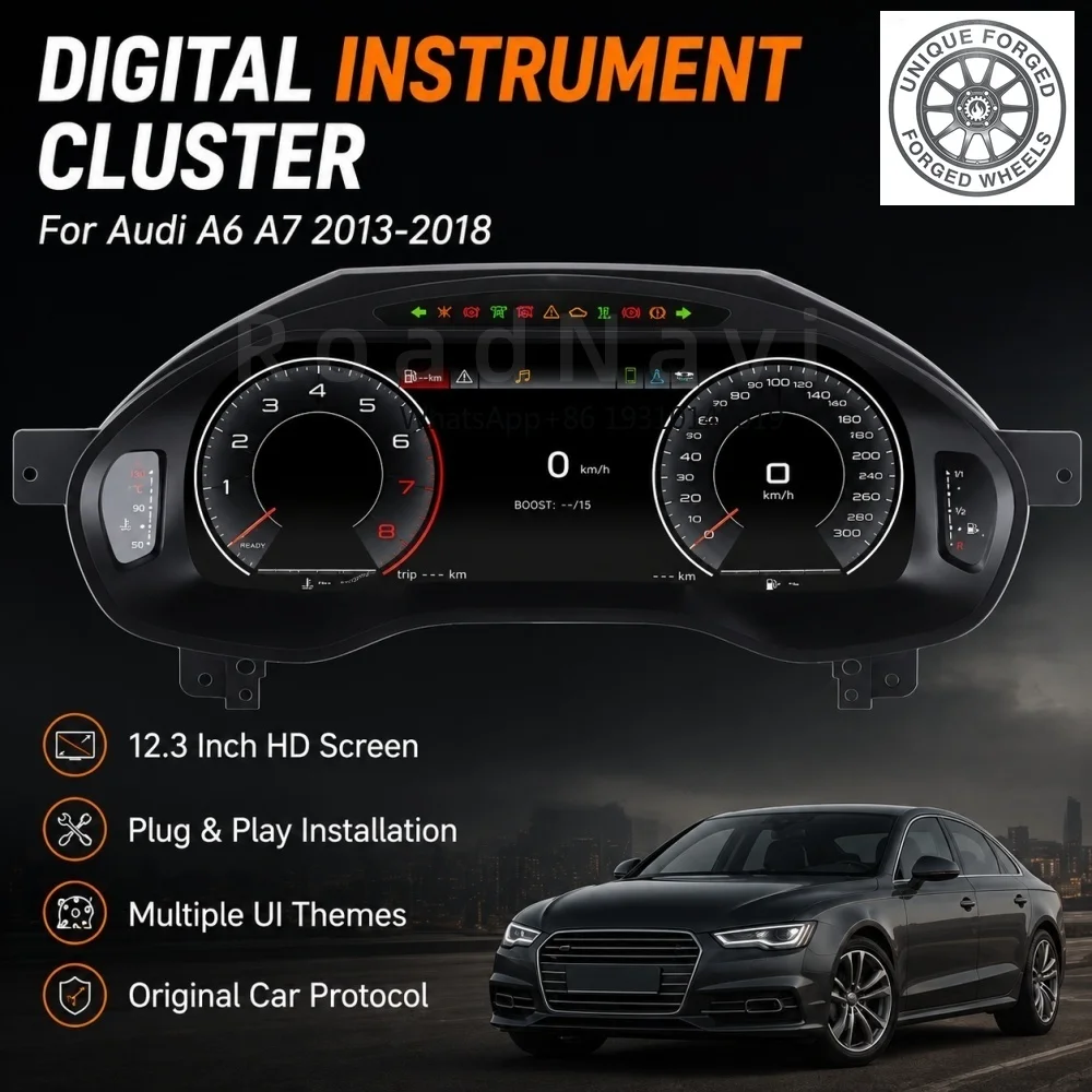 26style BC RoadNavi Car Auto Speedometer for Audi A6 A7 2013-2018 LCD Digital Cluster Car Upgrade Dashboard Instrument
26style BC RoadNavi Car Auto Speedometer for Audi A6 A7 2013-2018 LCD Digital Cluster Car Upgrade Dashboard Instrument