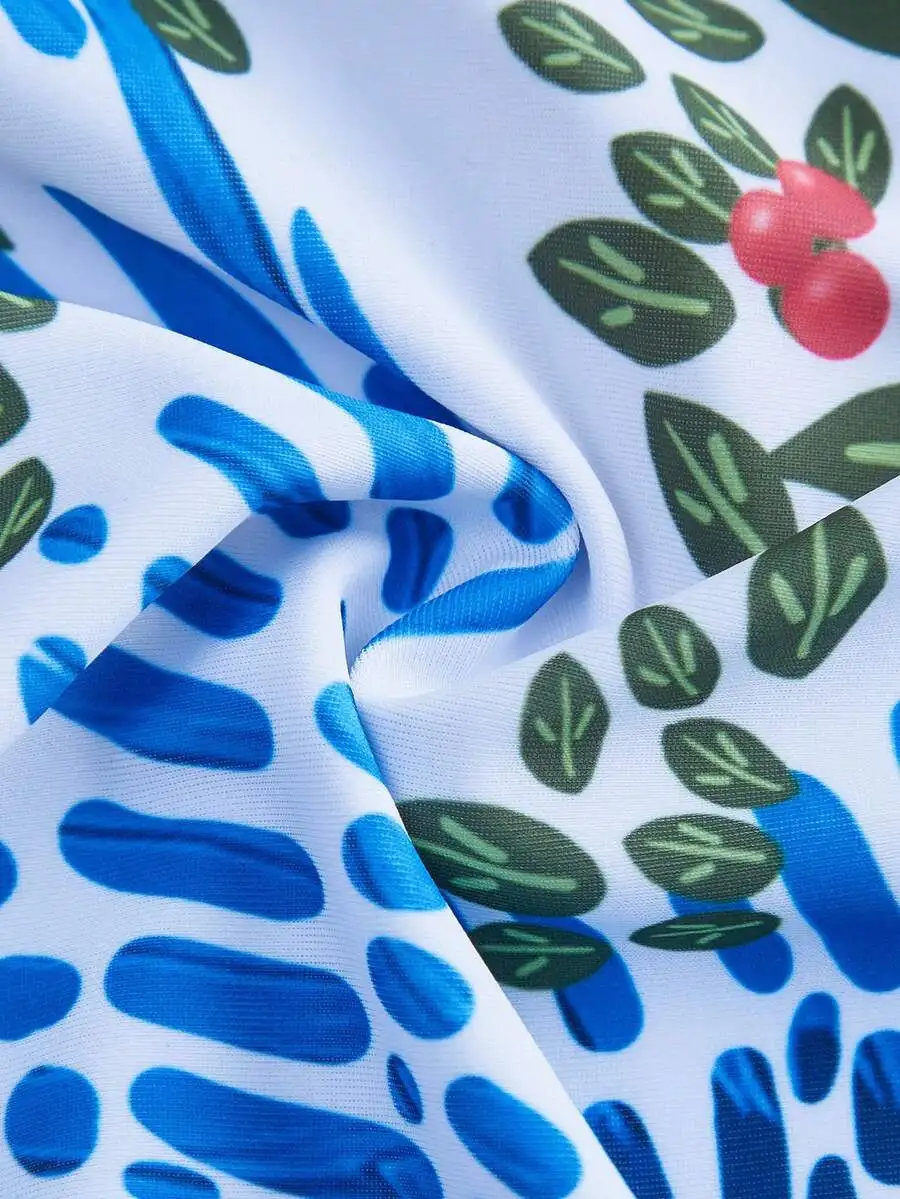 Womens Boho Tropical Leaf Floral Print Asymmetric One-Piece Swimsuit And Wrap Maxi Skirt Set
Womens Boho Tropical Leaf Floral Print Asymmetric One-Piece Swimsuit And Wrap Maxi Skirt Set