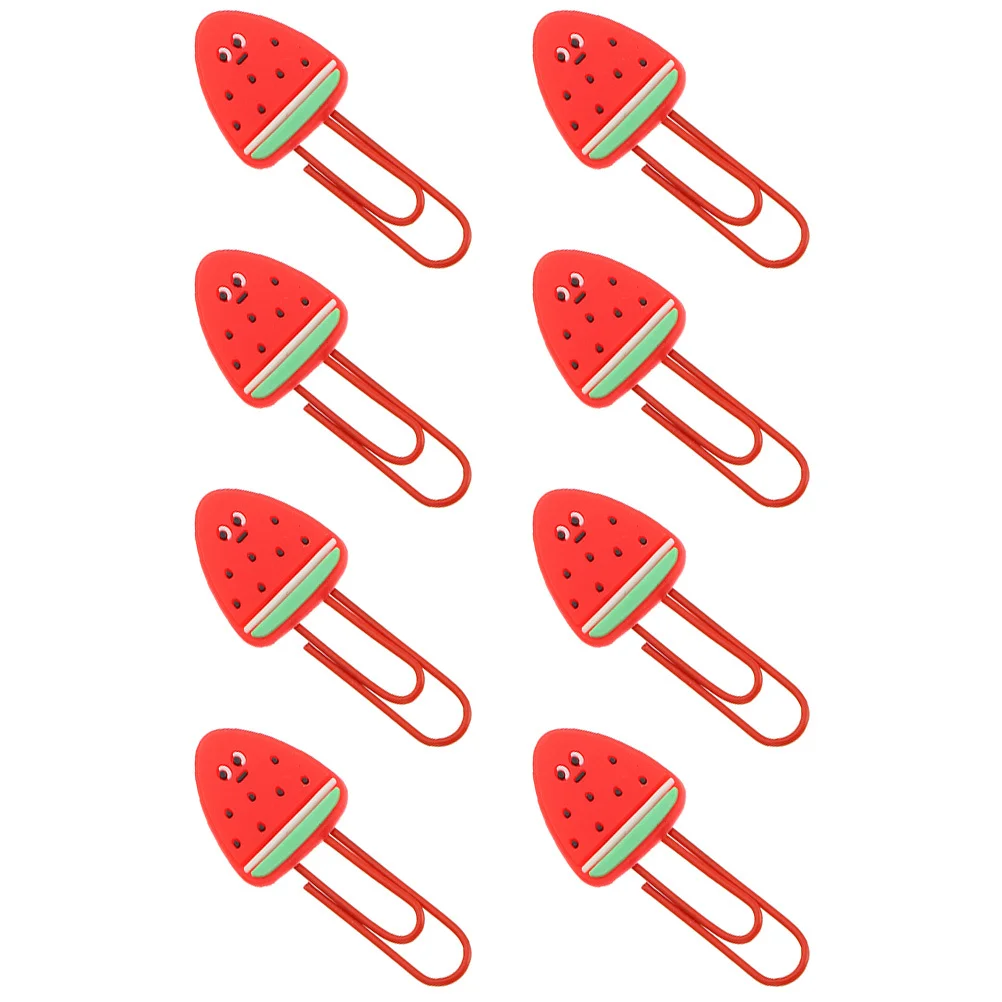8Pcs Cute Watermelon Paper Clips Small Fruit Paper Clips for Document Paperwork Office School Supplies Decoration
8Pcs Cute Watermelon Paper Clips Small Fruit Paper Clips for Document Paperwork Office School Supplies Decoration
