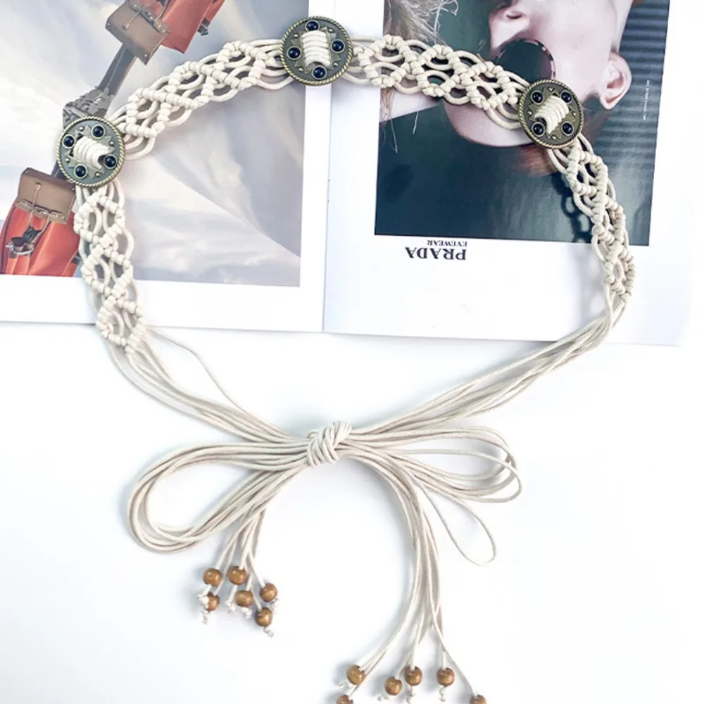 Fashion Bohemian Style Ethnic Braided Belt Vintage Handmade Women's Belt Universal Woven Waist Strap
Fashion Bohemian Style Ethnic Braided Belt Vintage Handmade Women's Belt Universal Woven Waist Strap