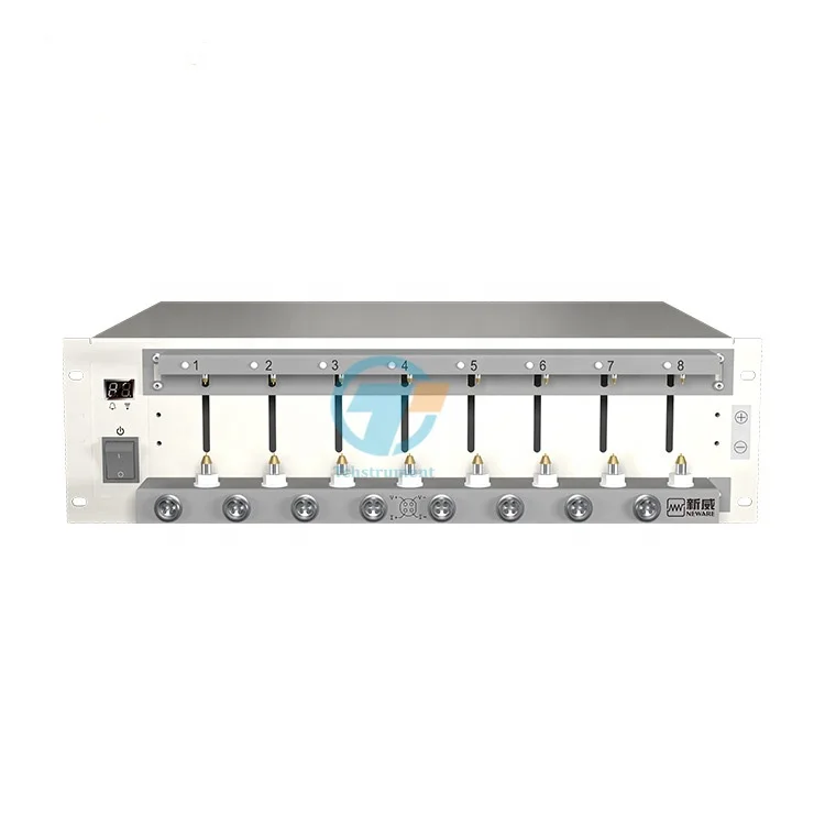 NEWARE 5V12A 8 Channel Battery Cell Capacity Tester Analyzer With Three Test Range CT-4000-5V12A
NEWARE 5V12A 8 Channel Battery Cell Capacity Tester Analyzer With Three Test Range CT-4000-5V12A