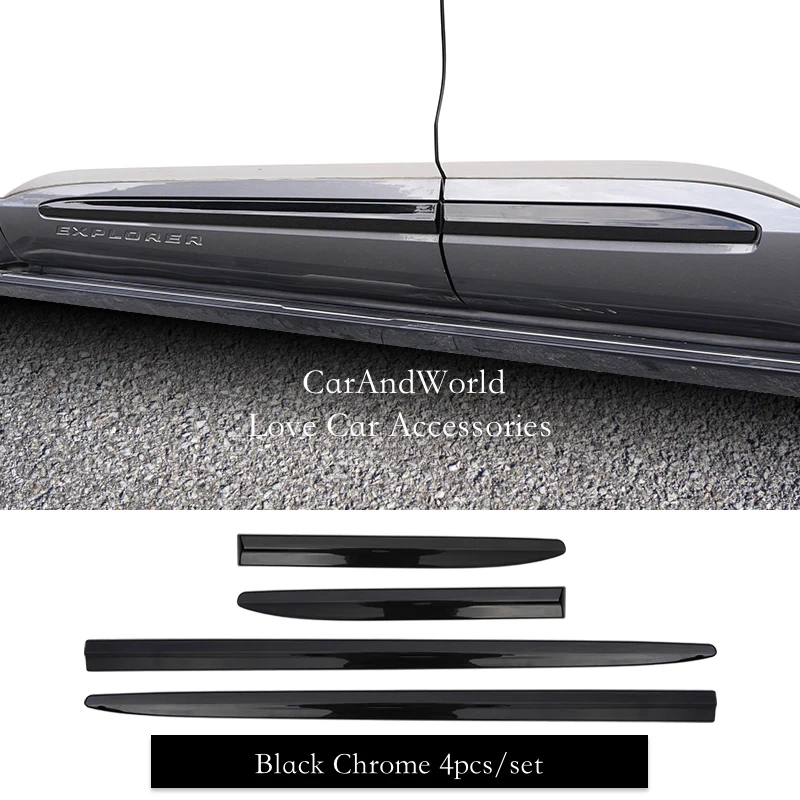 For Ford Explorer 2020-2023 Exterior Car Side Door Body Panel Trims Anti-scratch board Cover ABS Chrome Sticker Car Accessories
For Ford Explorer 2020-2023 Exterior Car Side Door Body Panel Trims Anti-scratch board Cover ABS Chrome Sticker Car Accessories
