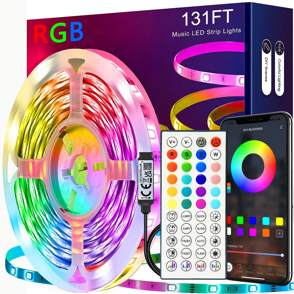 Многофункциональные светодиодные ленты RGB с пультом дистанционного управления на 44 кнопки для дома, вечеринок, подсветки телевизора, декора стен спальни, 1м, 3м, 5м, 10м, 20м, 30м
Многофункциональные светодиодные ленты RGB с пультом дистанционного управления на 44 кнопки для дома, вечеринок, подсветки телевизора, декора стен спальни, 1м, 3м, 5м, 10м, 20м, 30м