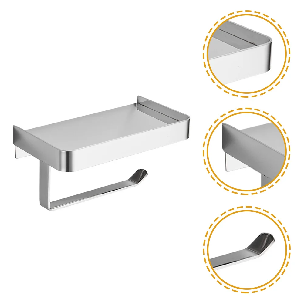 Scratch Resistant Wall Mounted Toilet Paper Holder with Storage Shelf for Phone Tissue Dispenser Bathroom Kitchen Home Use
Scratch Resistant Wall Mounted Toilet Paper Holder with Storage Shelf for Phone Tissue Dispenser Bathroom Kitchen Home Use