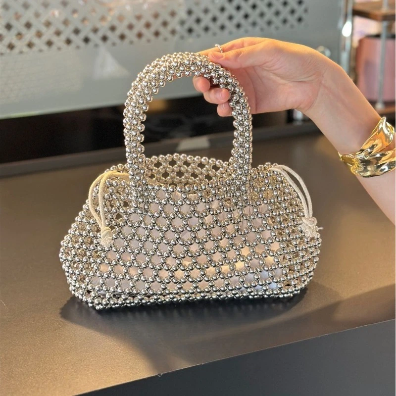 2026 New Women's Metal Bag Fashion High Quality Beaded Women's Handbag Premium Party Solid Color Versatile Lipstick Storage Bag
2026 New Women's Metal Bag Fashion High Quality Beaded Women's Handbag Premium Party Solid Color Versatile Lipstick Storage Bag