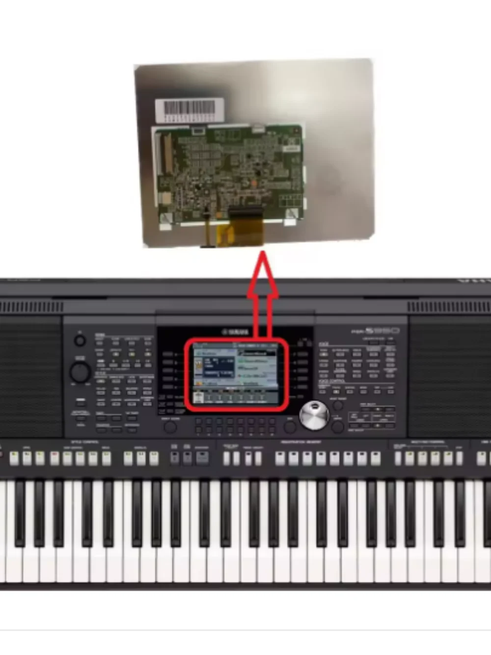 5,7-дюймовый ЖК-дисплей для YAMAHA PSR S950 PSR-S950, ремонт экрана электронной органной матрицы
5,7-дюймовый ЖК-дисплей для YAMAHA PSR S950 PSR-S950, ремонт экрана электронной органной матрицы