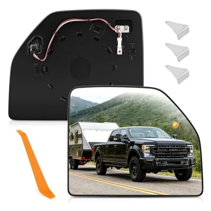 Passenger Side Mirror Glass Compatible with Ford F150 2015-2020 F250 F350 F450 Super Duty 2017-2022 Upper Right Side Mirror Gla
Passenger Side Mirror Glass Compatible with Ford F150 2015-2020 F250 F350 F450 Super Duty 2017-2022 Upper Right Side Mirror Gla