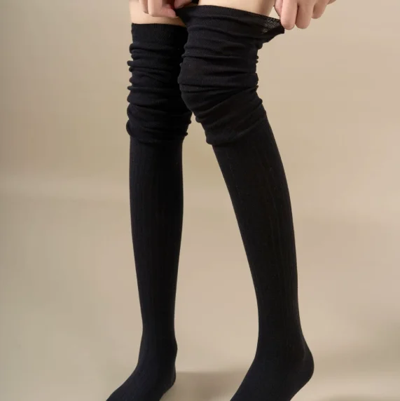 1 Pairs Vertical Stripe Slouchy Over-the-Knee Socks, Slimming Pressure High Socks, Spring Autumn Versatile JK/Baddie Wear Socks
1 Pairs Vertical Stripe Slouchy Over-the-Knee Socks, Slimming Pressure High Socks, Spring Autumn Versatile JK/Baddie Wear Socks