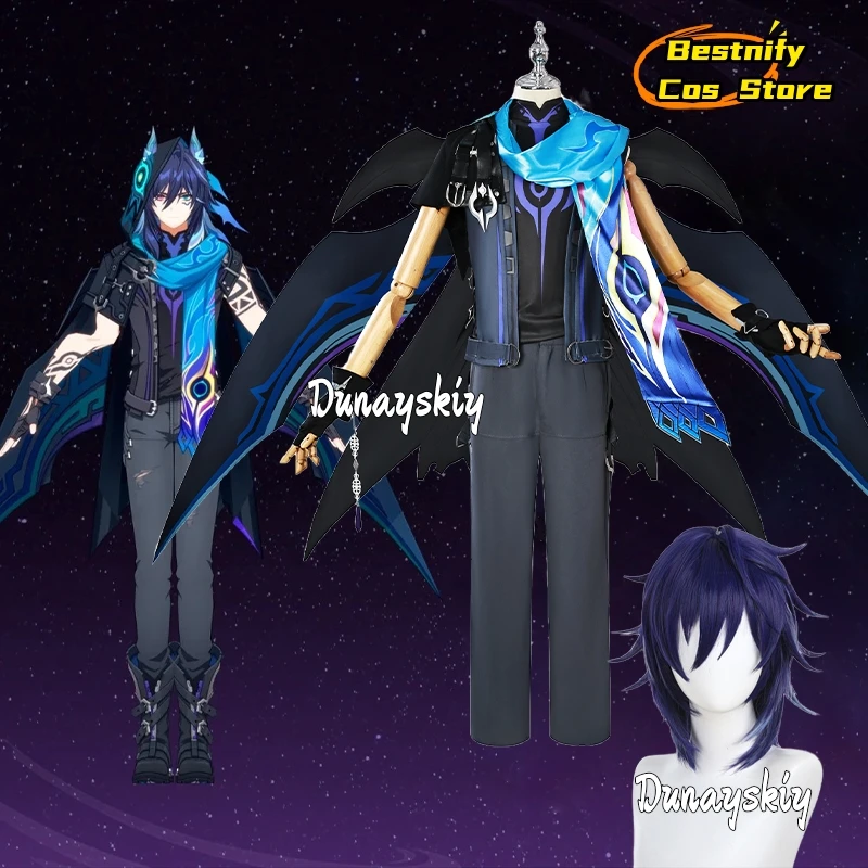 Ororon Cosplay Costume Game Genshin Impact Men's cos Uniform Blue Wig&Cloak Gloves Full Set Clothing For 2025Anime Party Dress
Ororon Cosplay Costume Game Genshin Impact Men's cos Uniform Blue Wig&Cloak Gloves Full Set Clothing For 2025Anime Party Dress