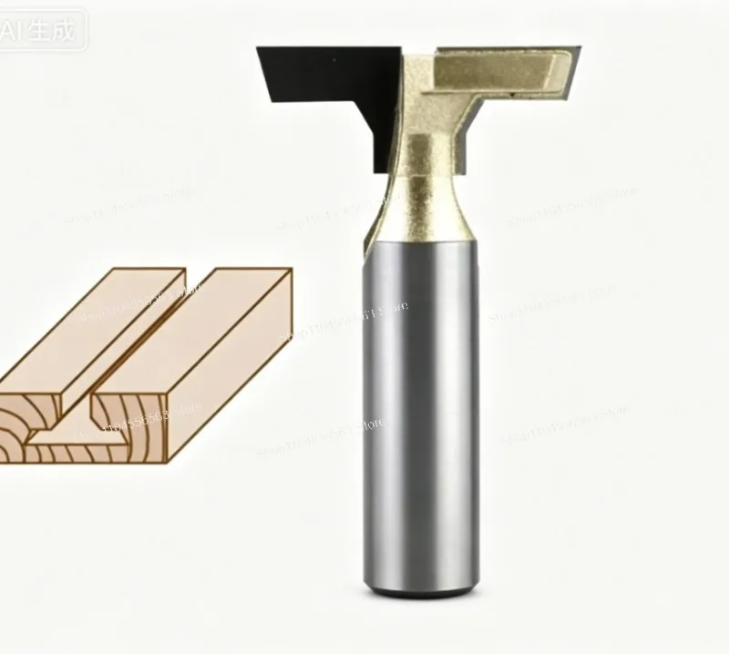 1/2" Shank Bevelled T-Tip Slotting Cutter, 32x13mm Tungsten Carbide End Mill for Woodworking Groove Cleaning
1/2" Shank Bevelled T-Tip Slotting Cutter, 32x13mm Tungsten Carbide End Mill for Woodworking Groove Cleaning