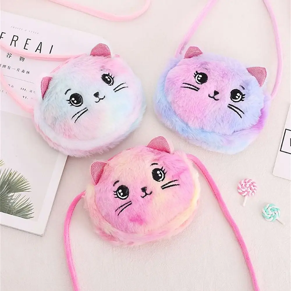Rainbow Color Cat Messenger Shoulder Bag Purse for Kids Mini Lovely Pockets Plush Stuffed Dolls Soft Handbags Gift for Girls
Rainbow Color Cat Messenger Shoulder Bag Purse for Kids Mini Lovely Pockets Plush Stuffed Dolls Soft Handbags Gift for Girls
