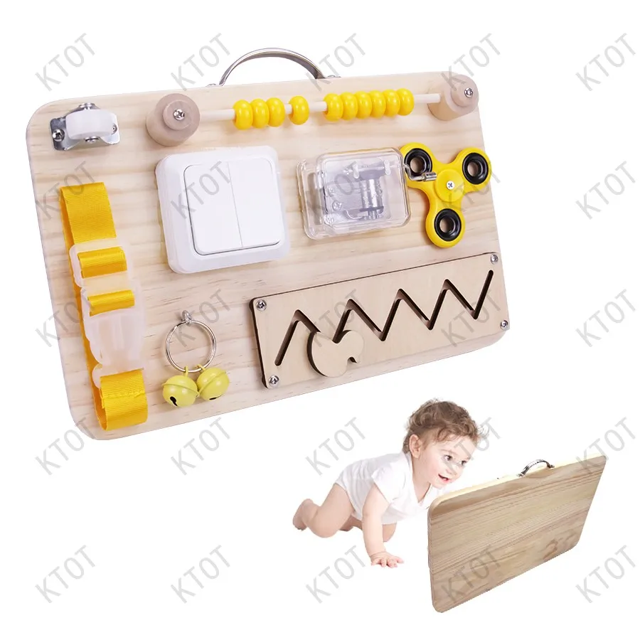 Busy Board Children Montessori Early Education Wooden Toy Preschool Intelligence Enlightenment Hand Eye Coordination Cultivation
Busy Board Children Montessori Early Education Wooden Toy Preschool Intelligence Enlightenment Hand Eye Coordination Cultivation
