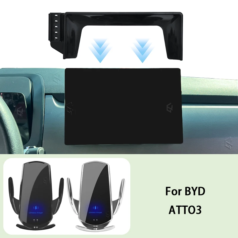 Phone Car Holder for BYD ATTO3 10.1 Inch Screen Fixed Navigation Bracket Wireless Charging Stand Accessories
Phone Car Holder for BYD ATTO3 10.1 Inch Screen Fixed Navigation Bracket Wireless Charging Stand Accessories