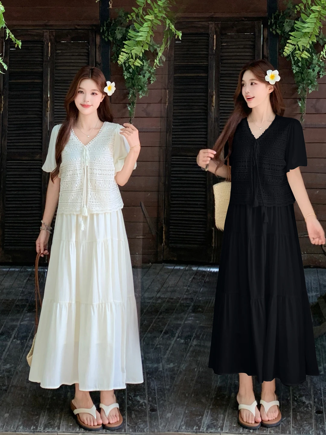 Bohemian Vacation Style Fake Two-Piece Dress Loose Fit plus Size Summer Beautiful Gentle Style Versatile plus Size Women's Dress
Bohemian Vacation Style Fake Two-Piece Dress Loose Fit plus Size Summer Beautiful Gentle Style Versatile plus Size Women's Dress