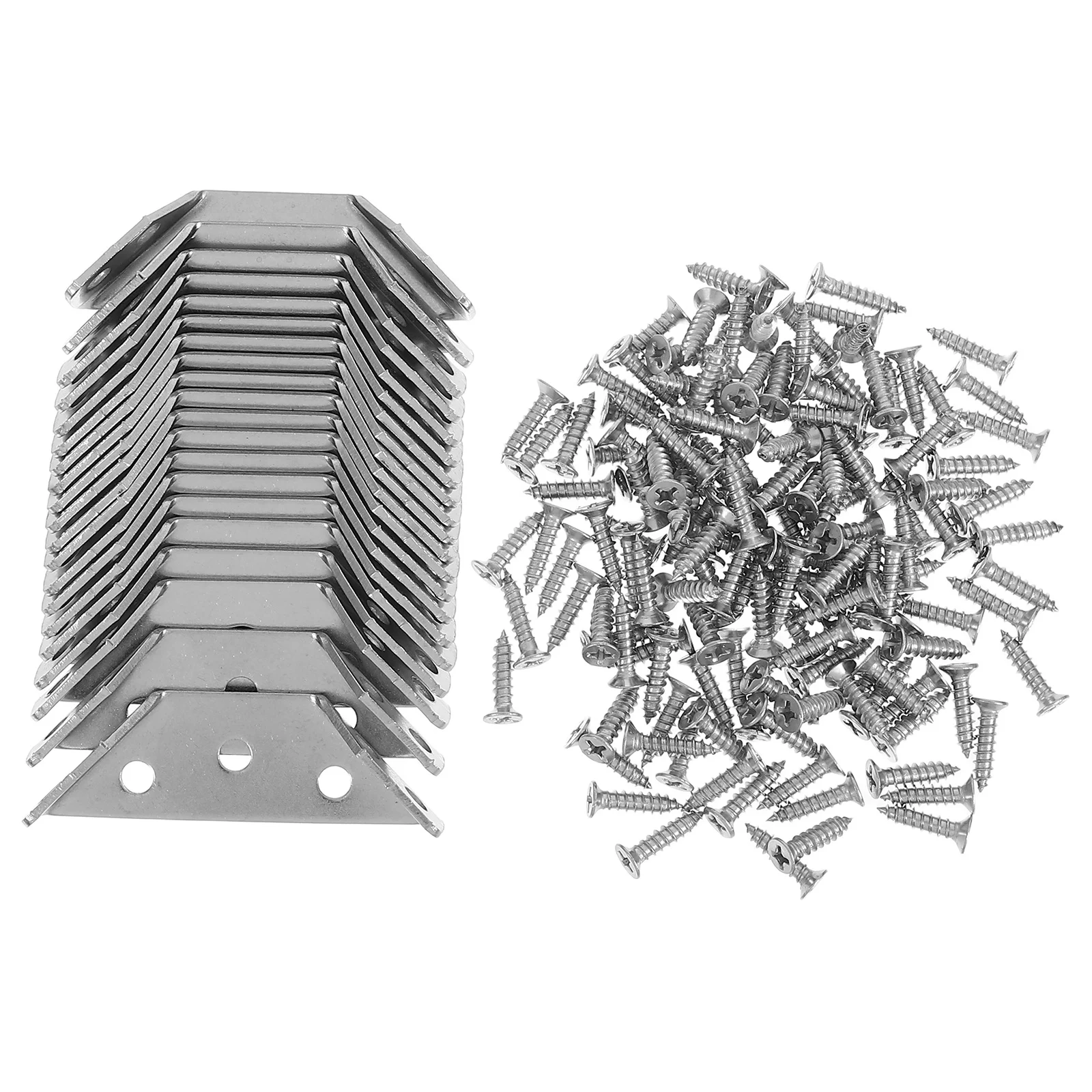 1Set Heavy Duty Stainless Steel Corner Braces Furniture Connector Three Sided Wood Frame Shelf Support Corner Brackets
1Set Heavy Duty Stainless Steel Corner Braces Furniture Connector Three Sided Wood Frame Shelf Support Corner Brackets