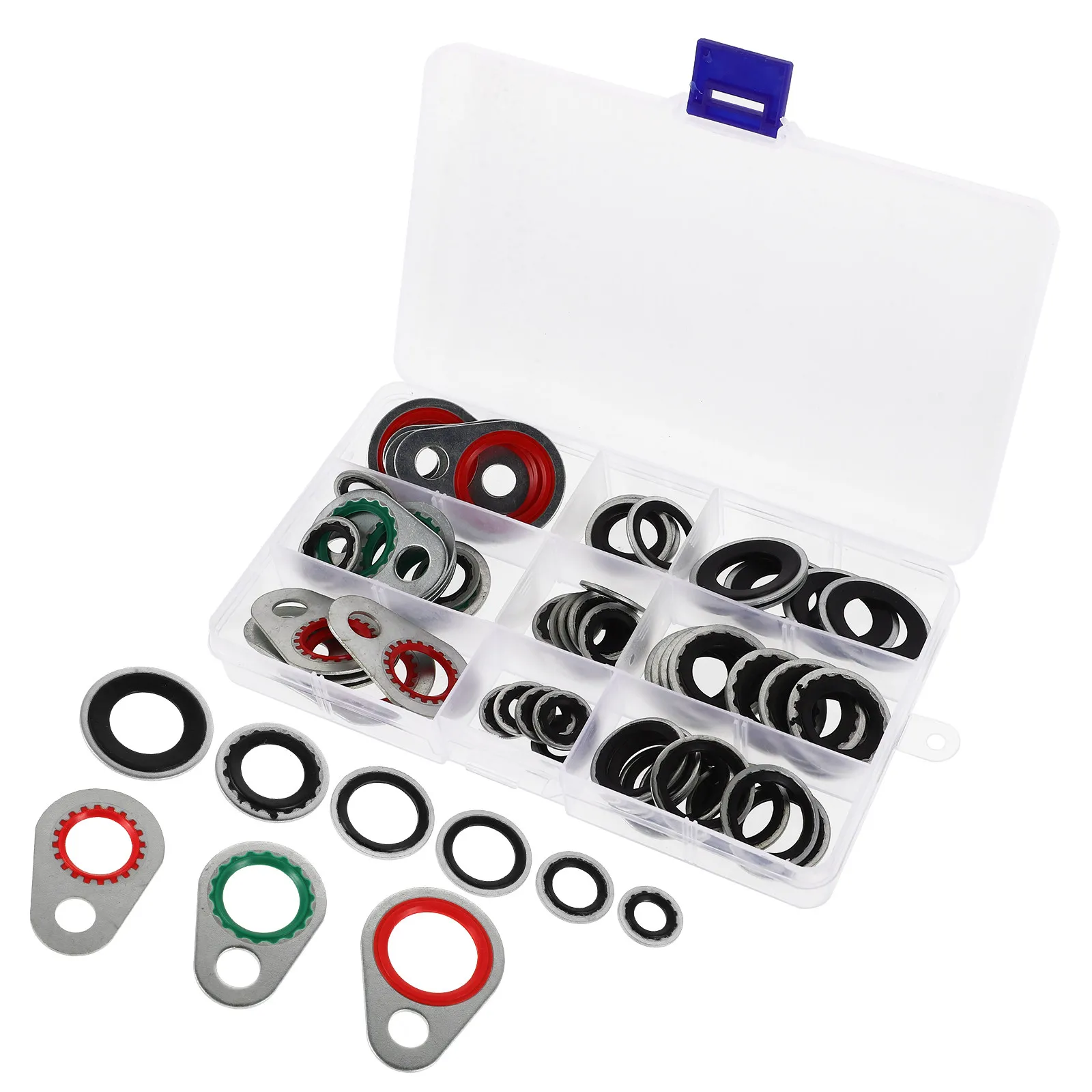 1Set Air Conditioning Compressor Gaskets Seal Washer Repair Kit Automotive Replacement Rings Compressor Seal Gasket for Car Ac
1Set Air Conditioning Compressor Gaskets Seal Washer Repair Kit Automotive Replacement Rings Compressor Seal Gasket for Car Ac