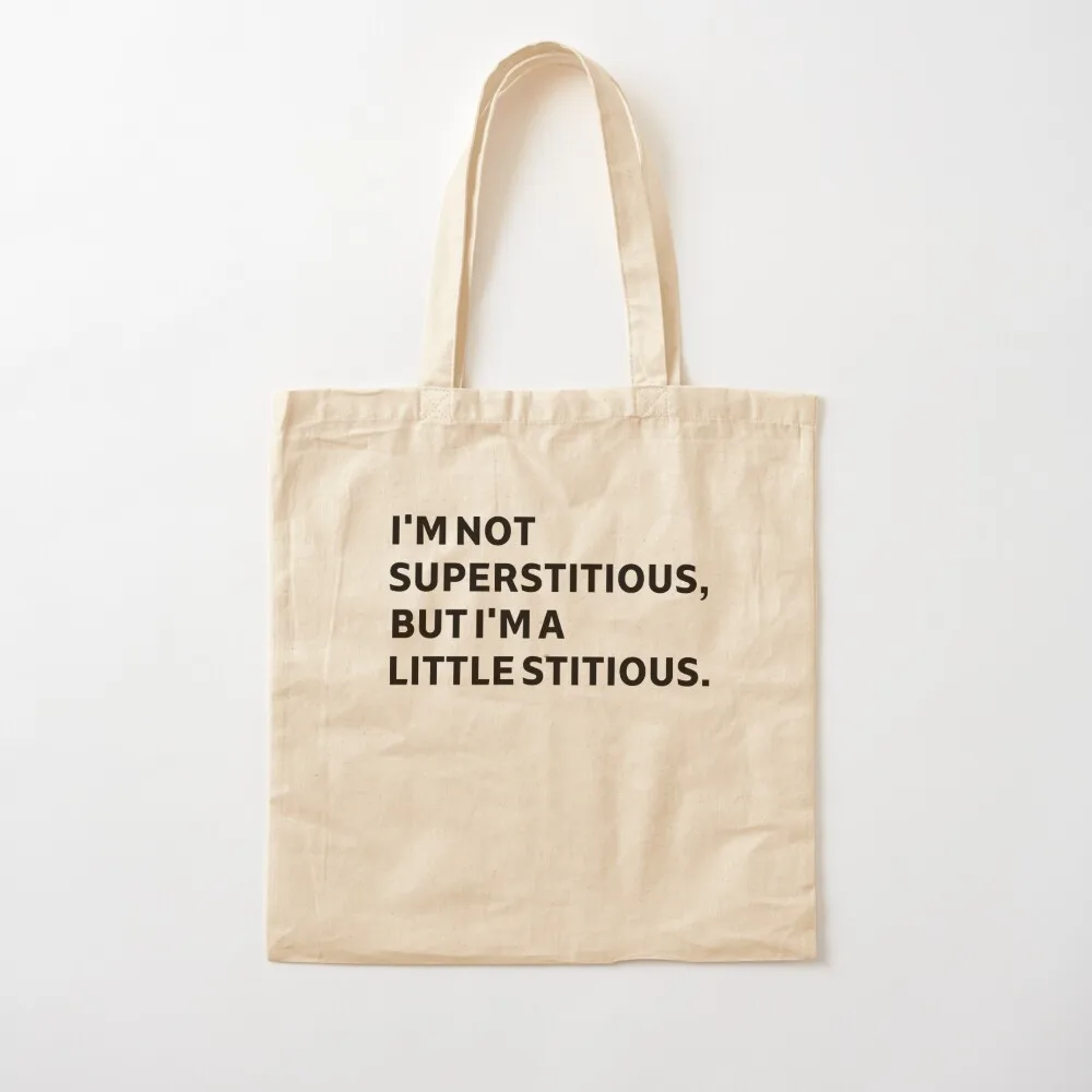 I'm Not Superstitious But I'm A Little Stitious Tote Bag hand bag ladies tote bag
I'm Not Superstitious But I'm A Little Stitious Tote Bag hand bag ladies tote bag