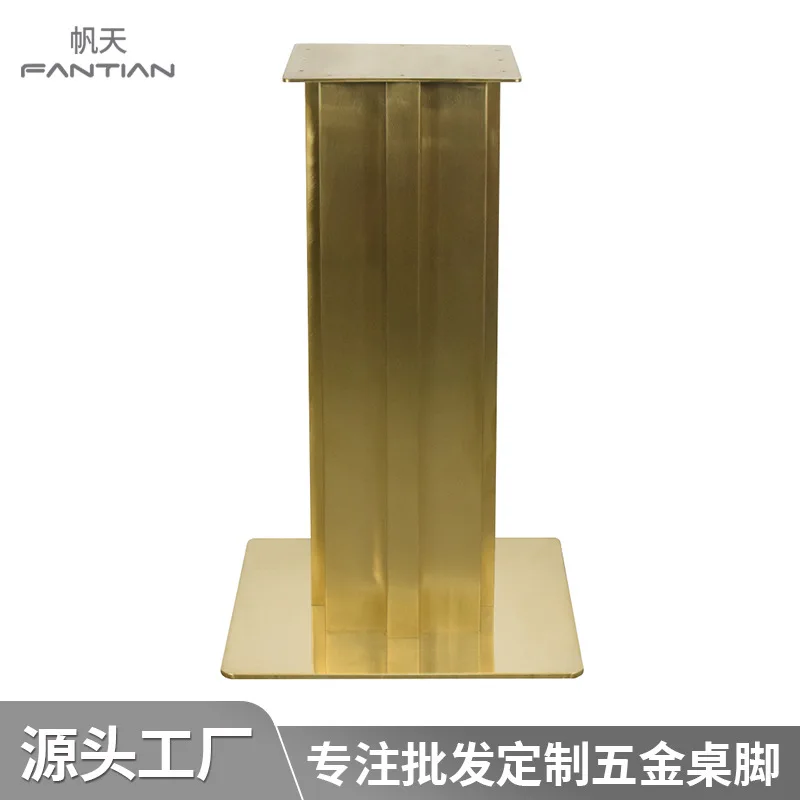 Light luxury modern stainless steel dining table feet meeting guests coffee table legs hotel living room negotiation table base
Light luxury modern stainless steel dining table feet meeting guests coffee table legs hotel living room negotiation table base