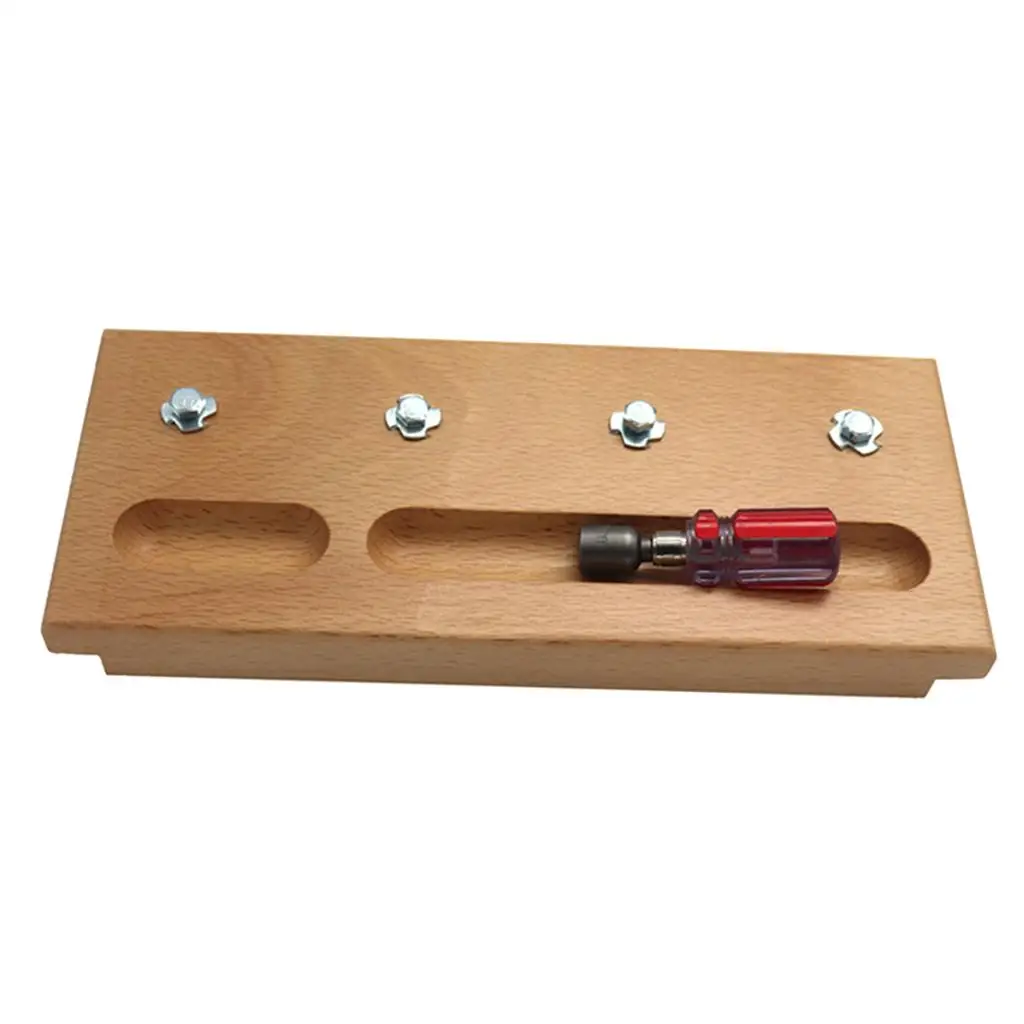 Montessori Screw Driver Board for Kids Educational Wooden Toys Activity Toys Practical Wood Board
Montessori Screw Driver Board for Kids Educational Wooden Toys Activity Toys Practical Wood Board