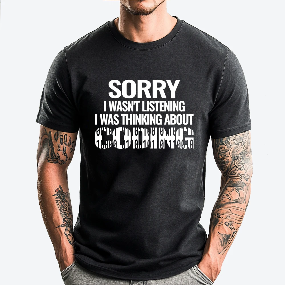 Sorry I Coding Binary Computer Programmers Developer Coding Camisas Basicas Hombre Tshirt Group Cotton Short Sleeve
Sorry I Coding Binary Computer Programmers Developer Coding Camisas Basicas Hombre Tshirt Group Cotton Short Sleeve